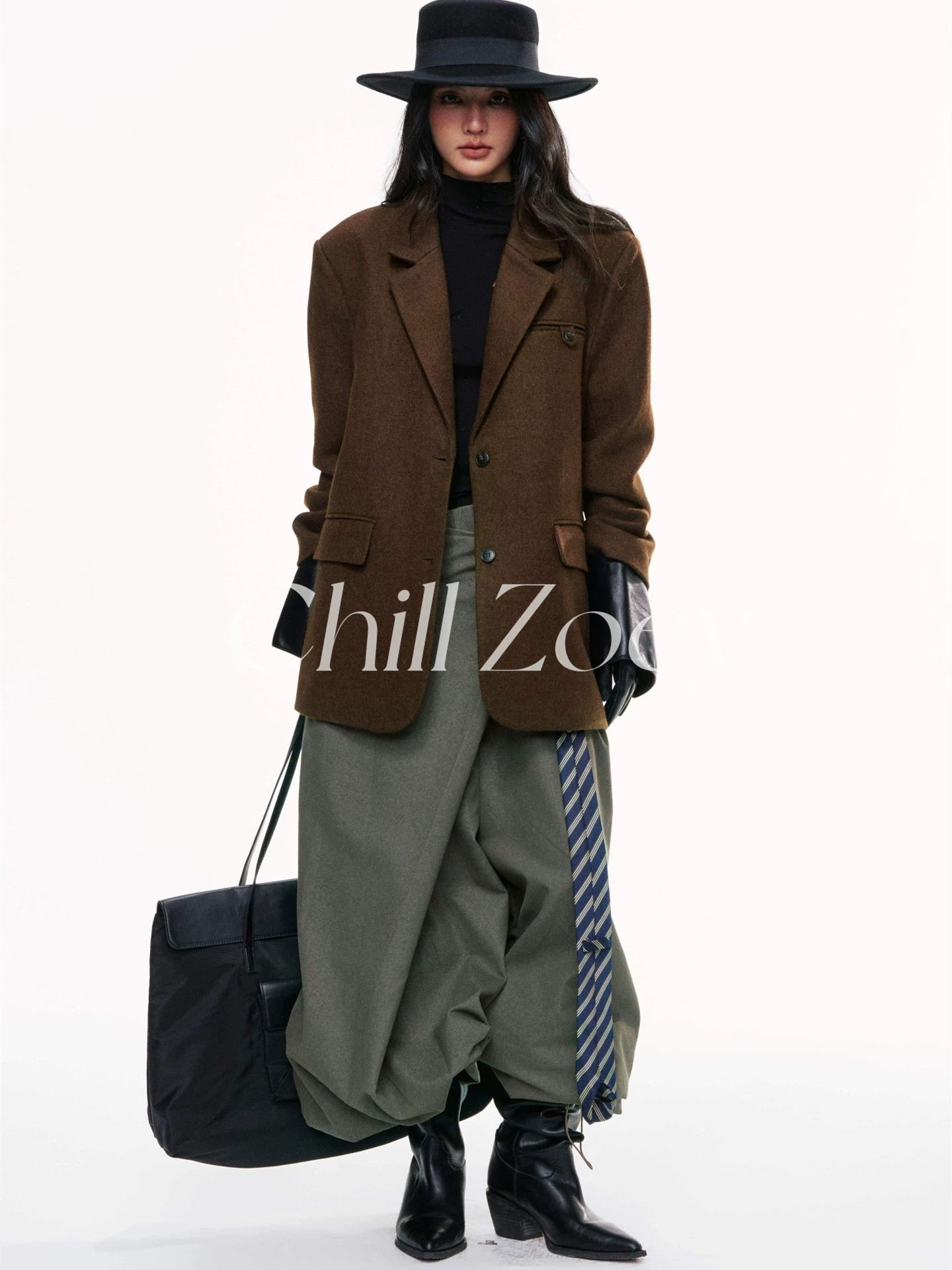 Chill Zoey Strap suit pants