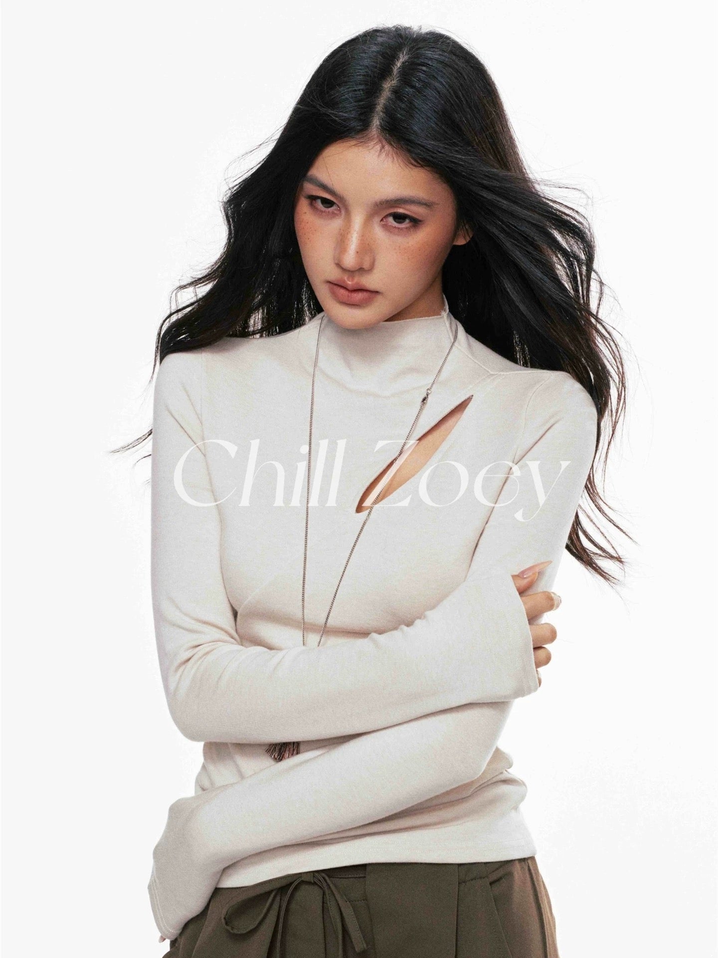 Chill Zoey Hollow out inner top