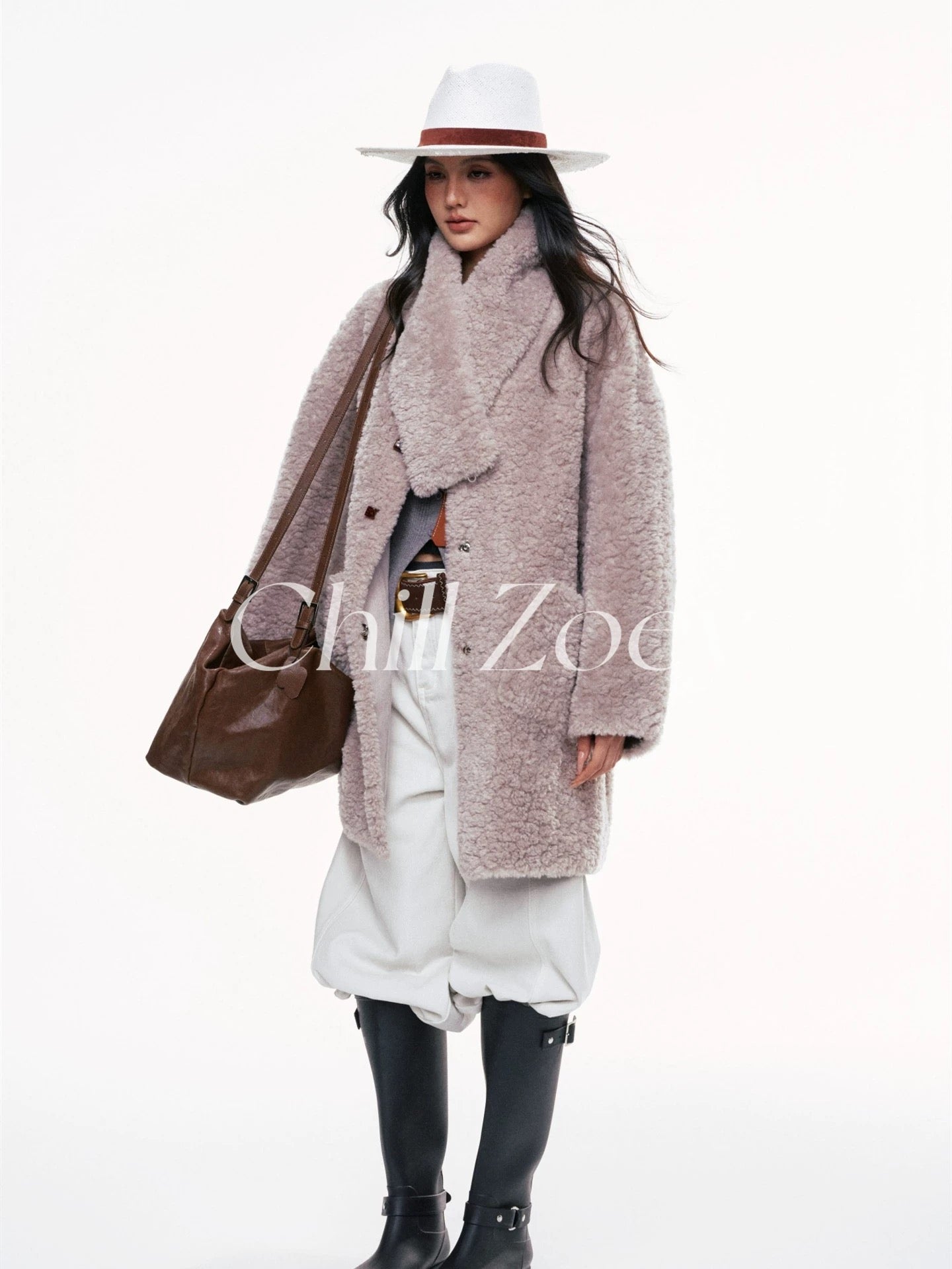 Chill Zoey Hibernation granular velvet jacket