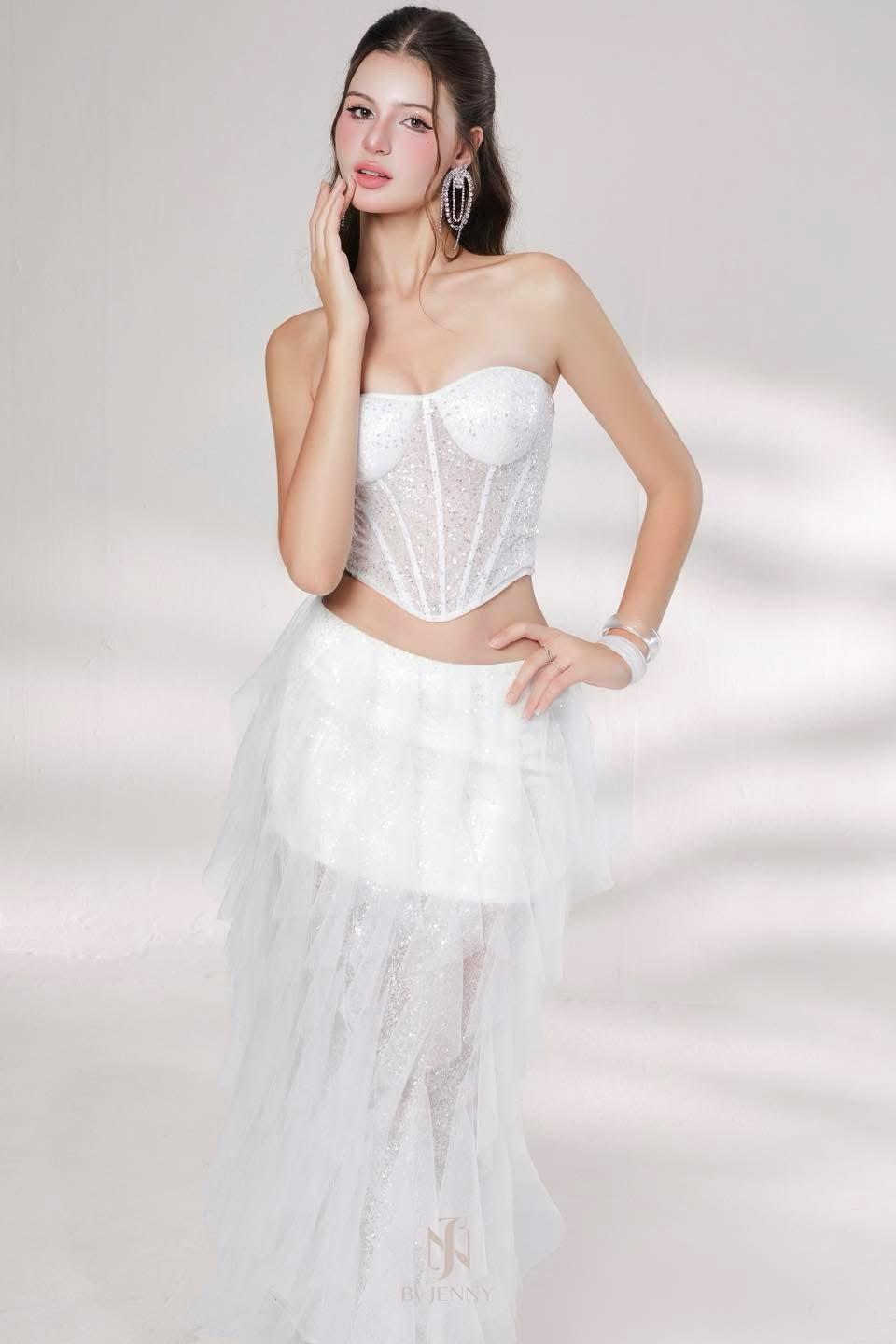By JENNY Nera Corset & Nera Skirt