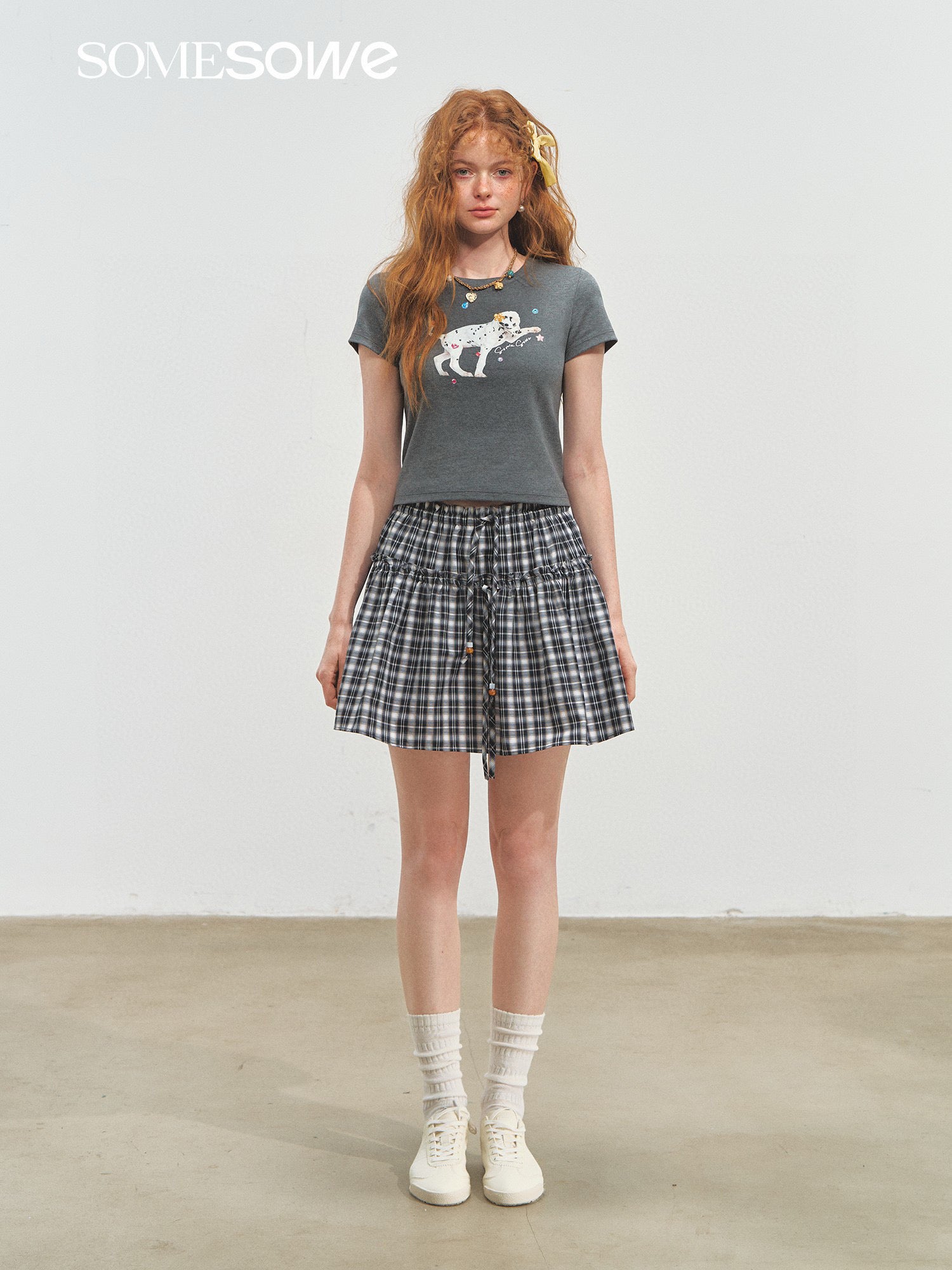 SOMESOWE S2508159 Spotted Dog T-shirt