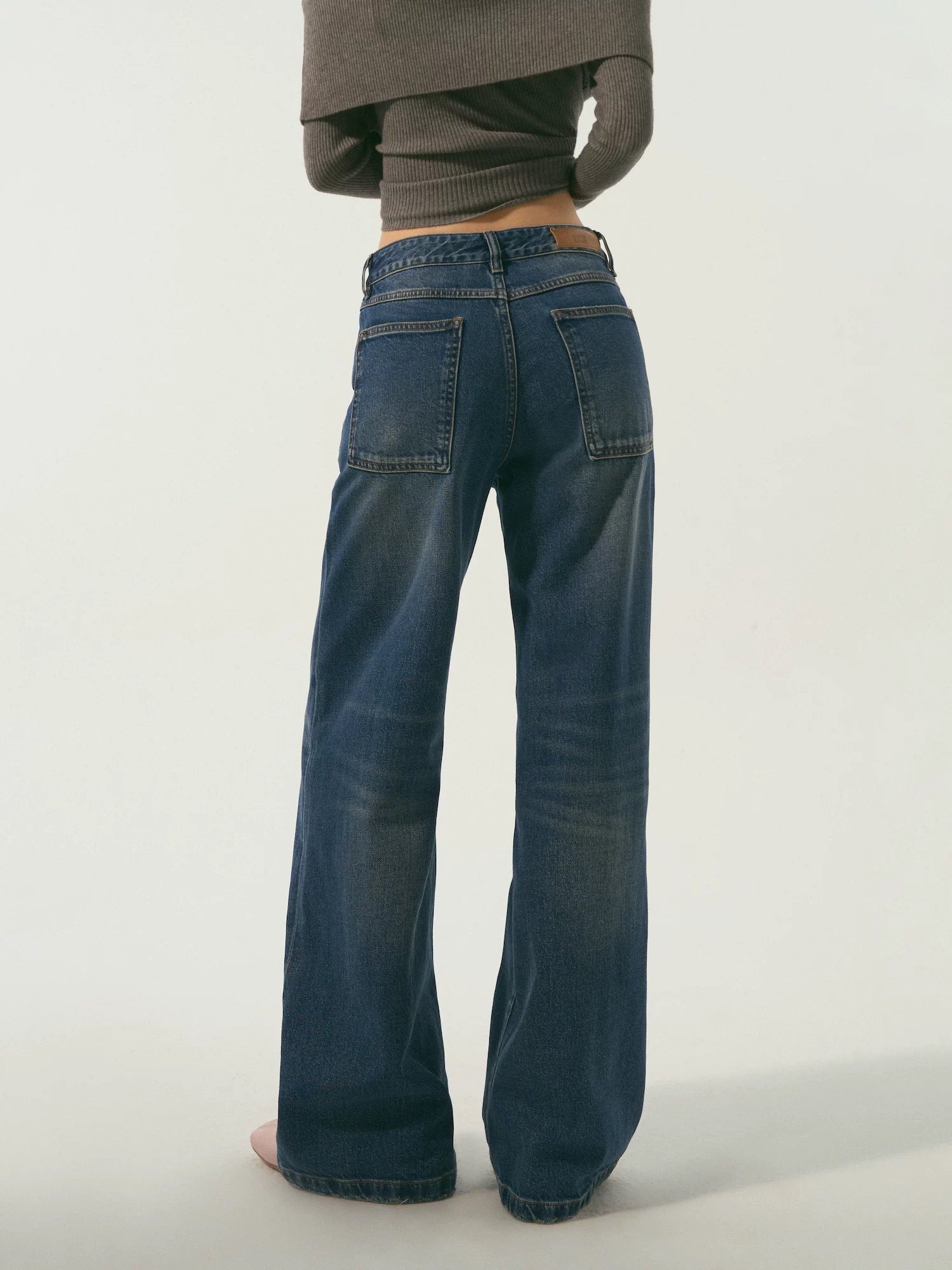 SOMESOWE Nomadic style vintage washed jeans