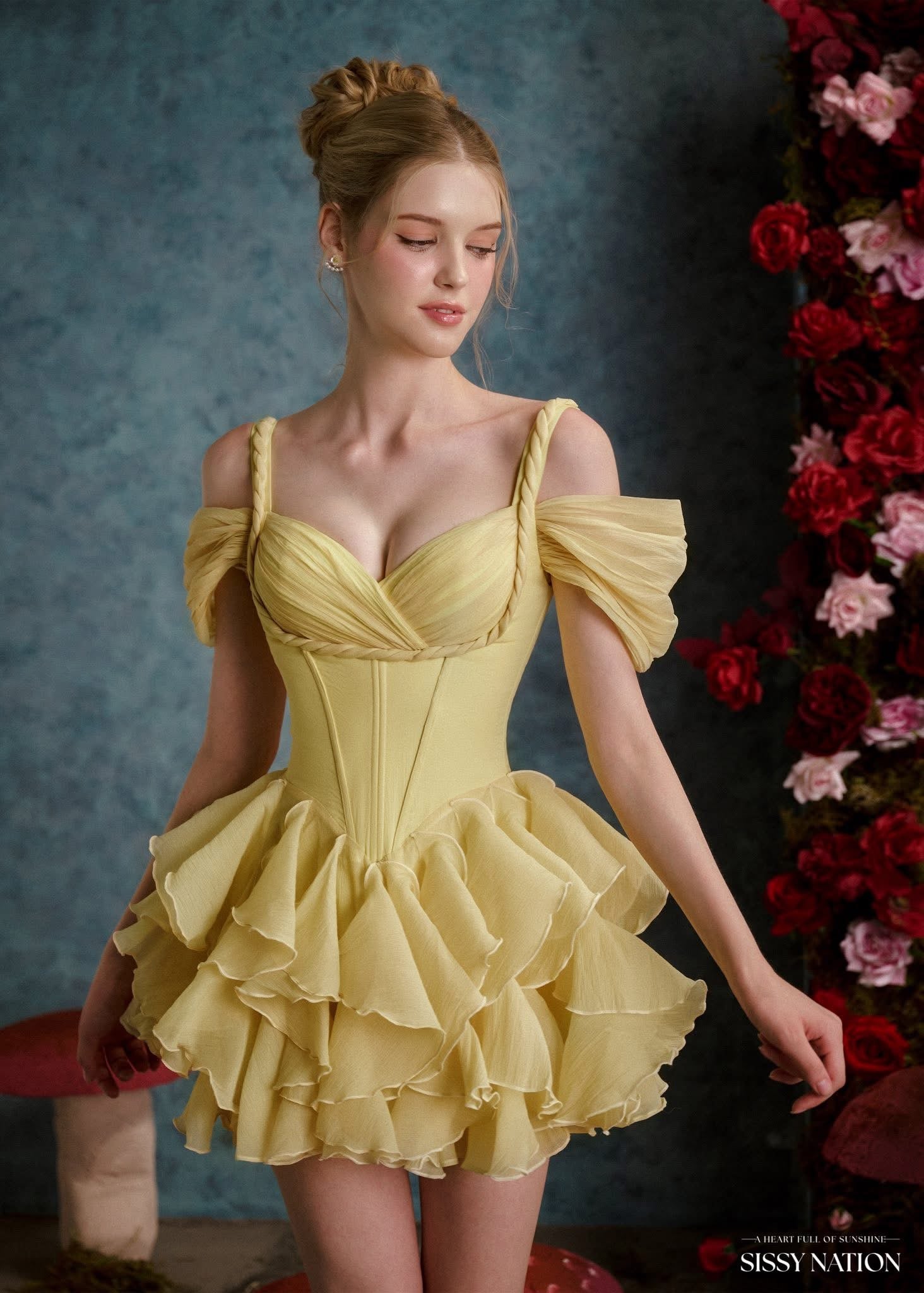 Sissy Young And Beautiful Corset Dress