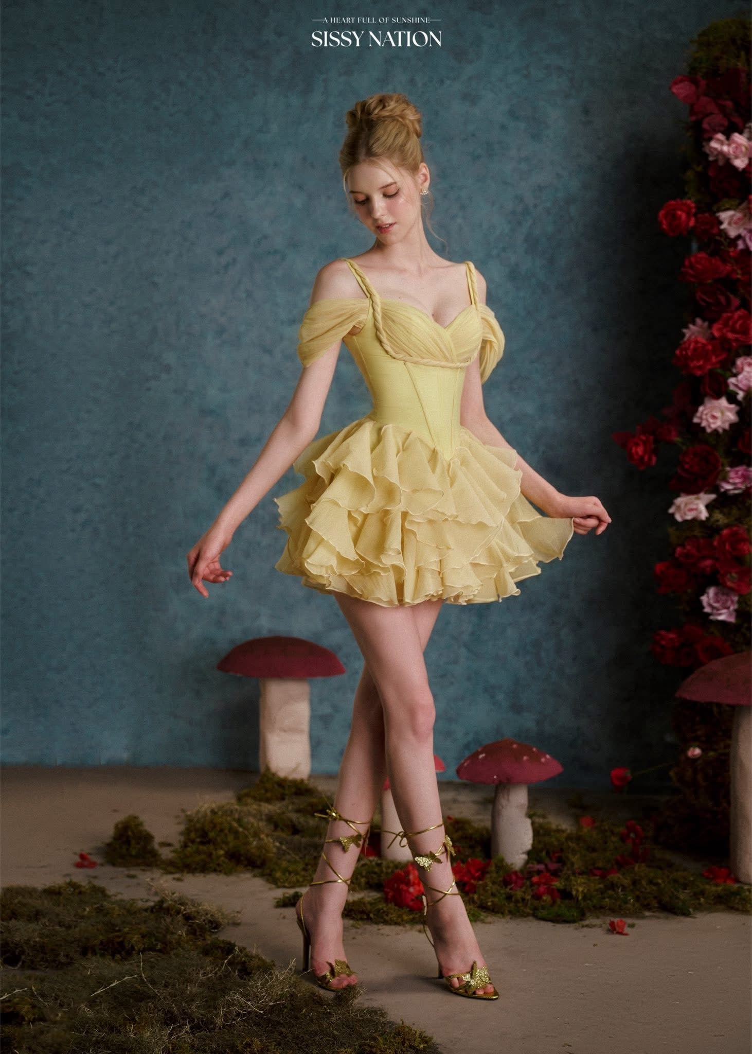 Sissy Young And Beautiful Corset Dress