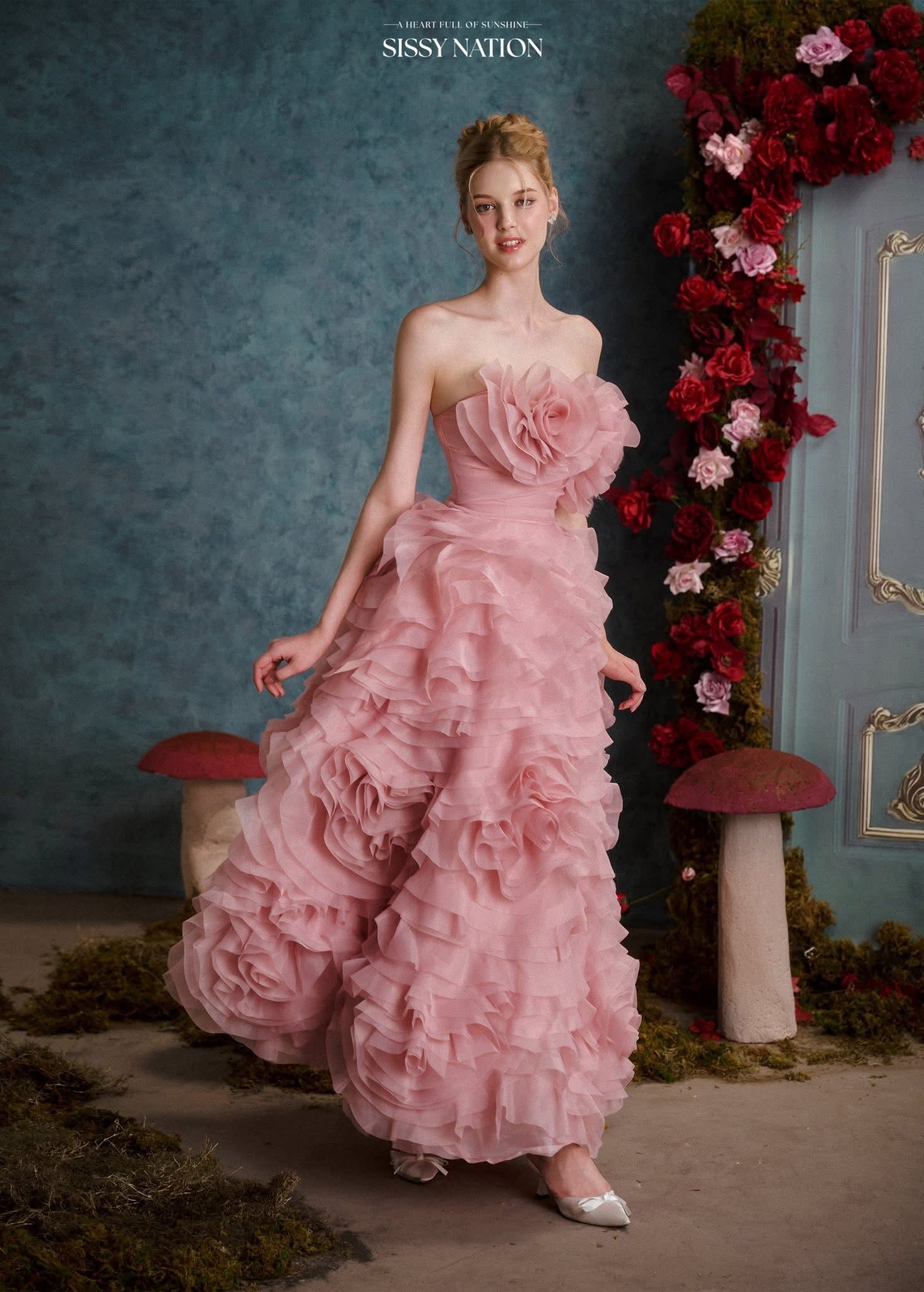 Sissy Rosie Layers Gown Dress