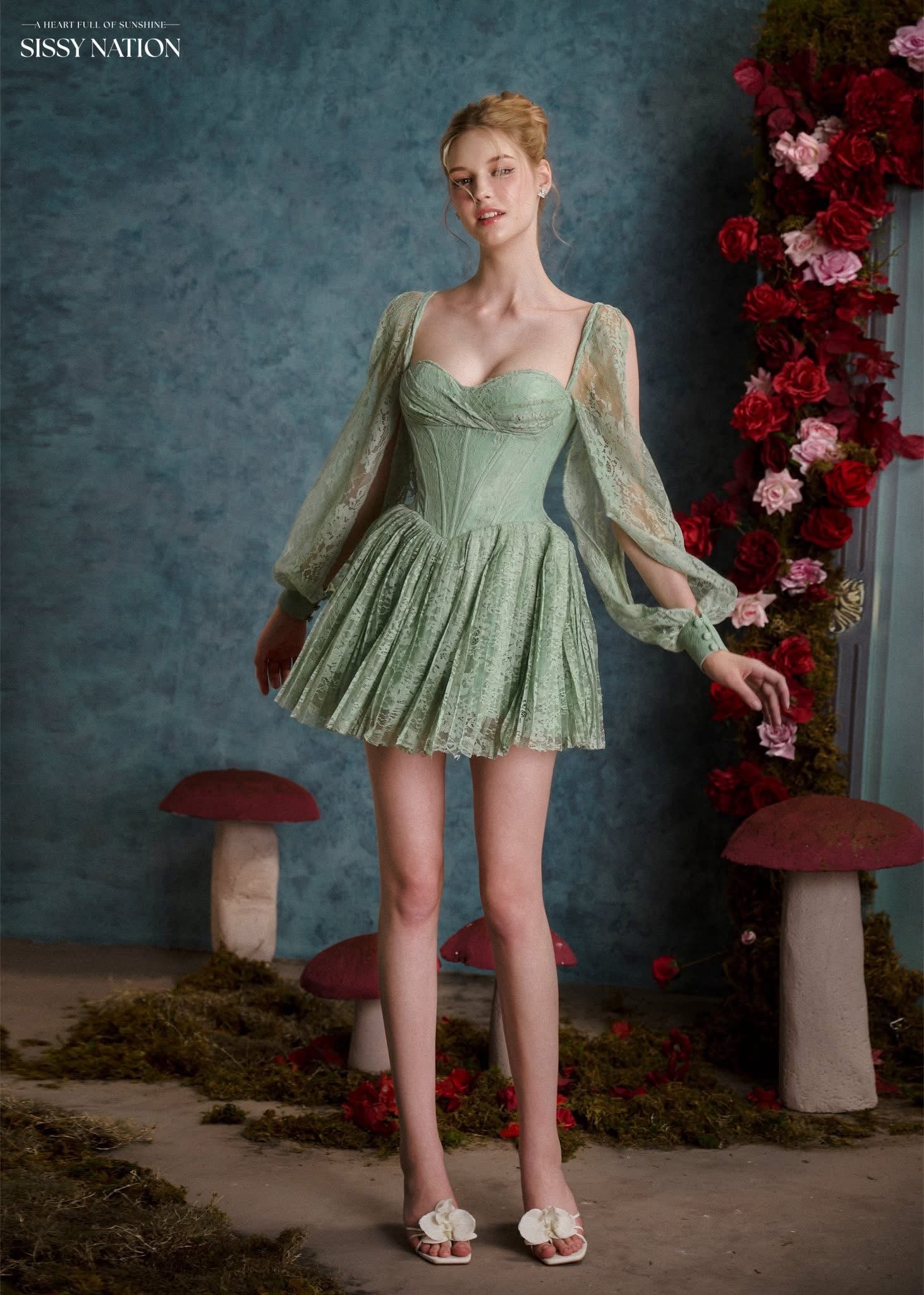 Sissy Tinkerbell Corset Dress