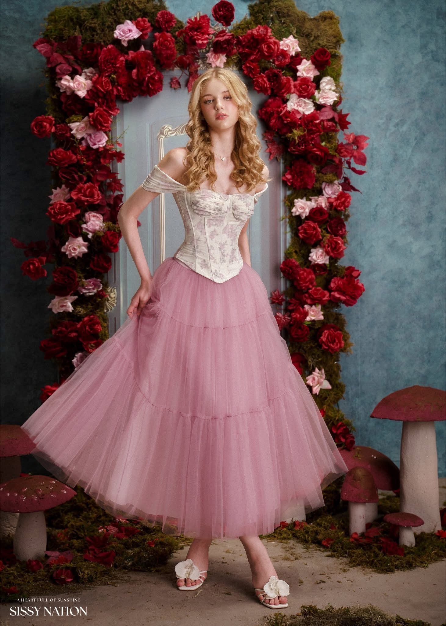 Sissy Katherine Corset Top & Tulle Skirt