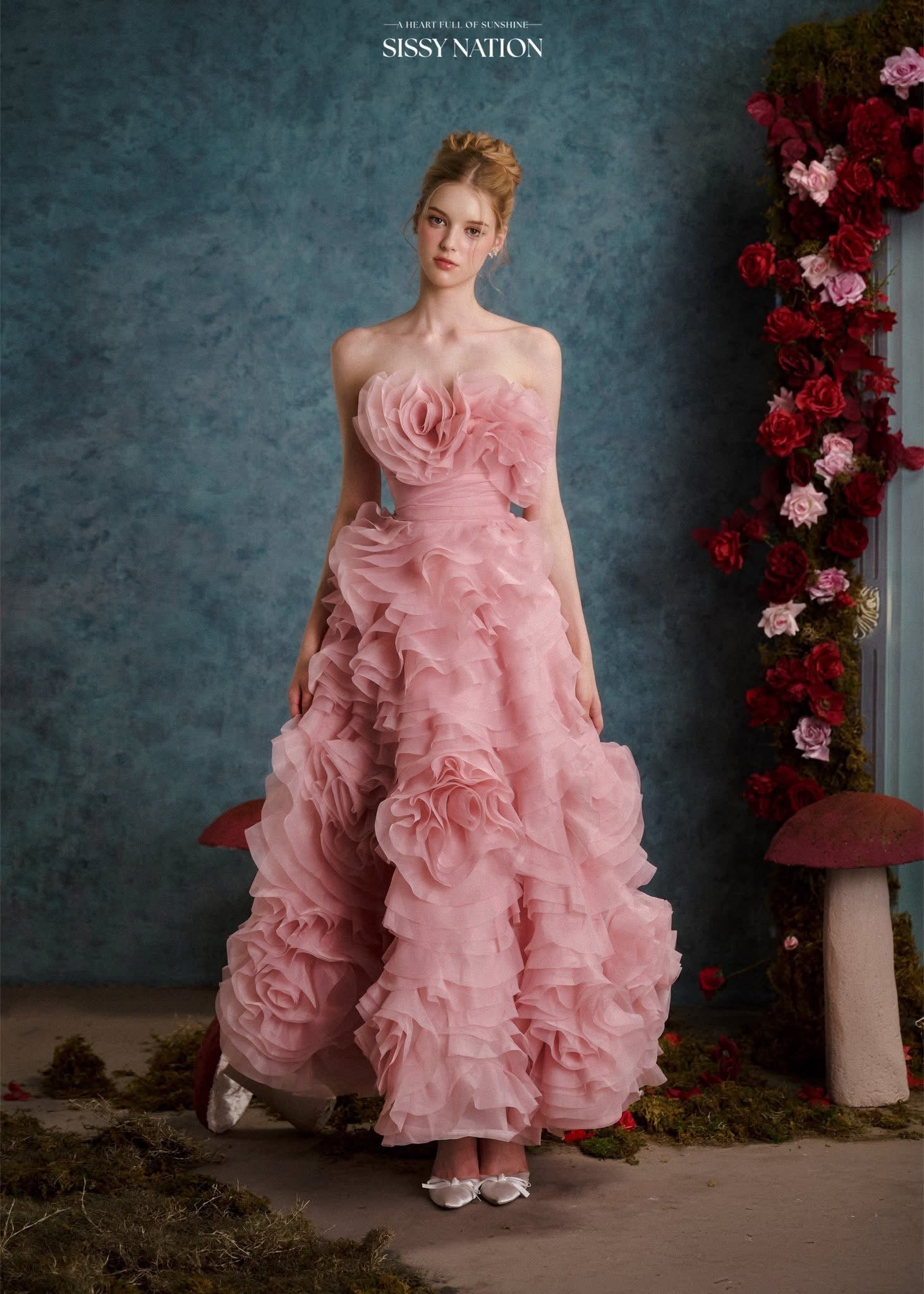 Sissy Rosie Layers Gown Dress