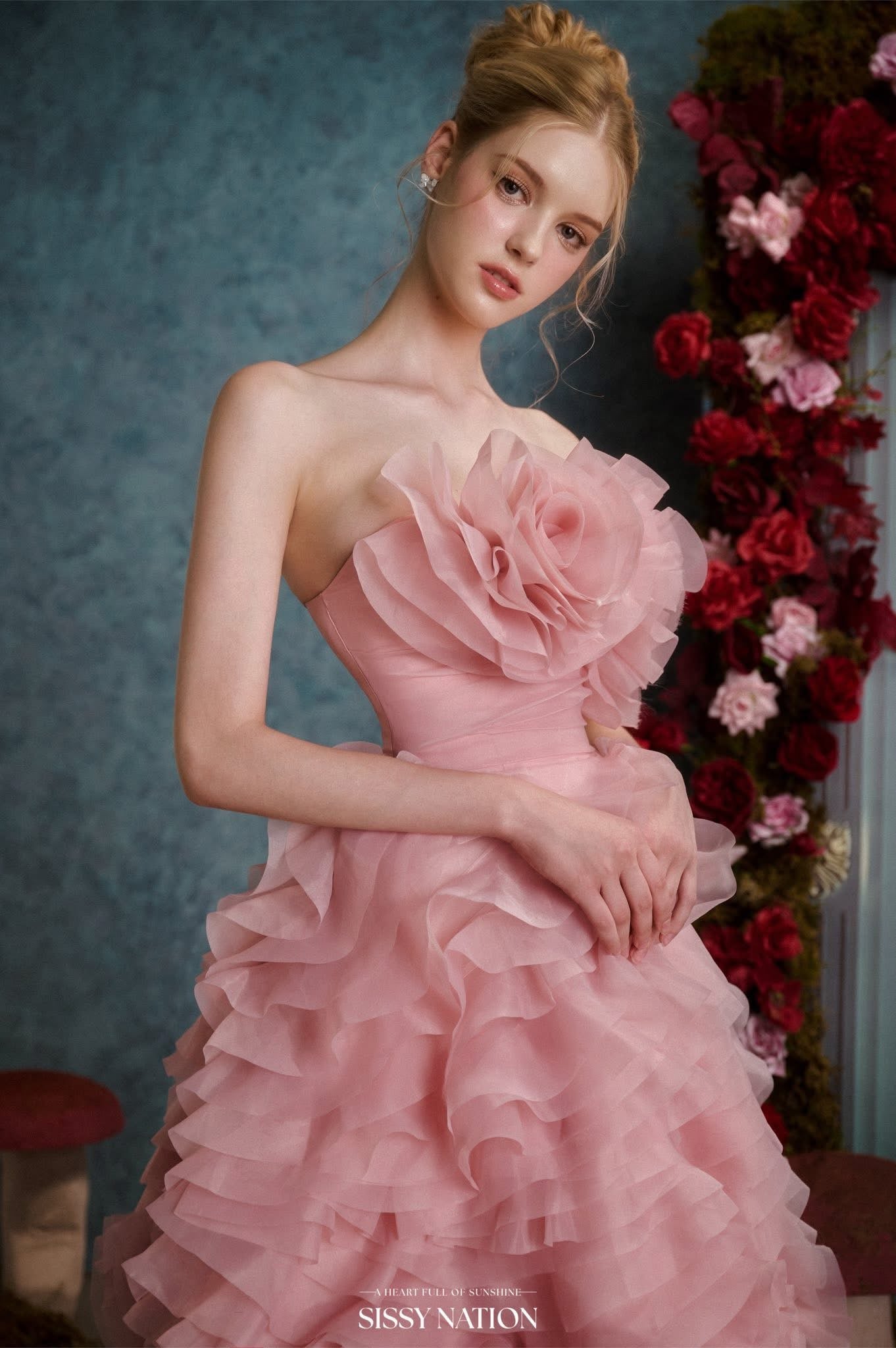 Sissy Rosie Layers Gown Dress