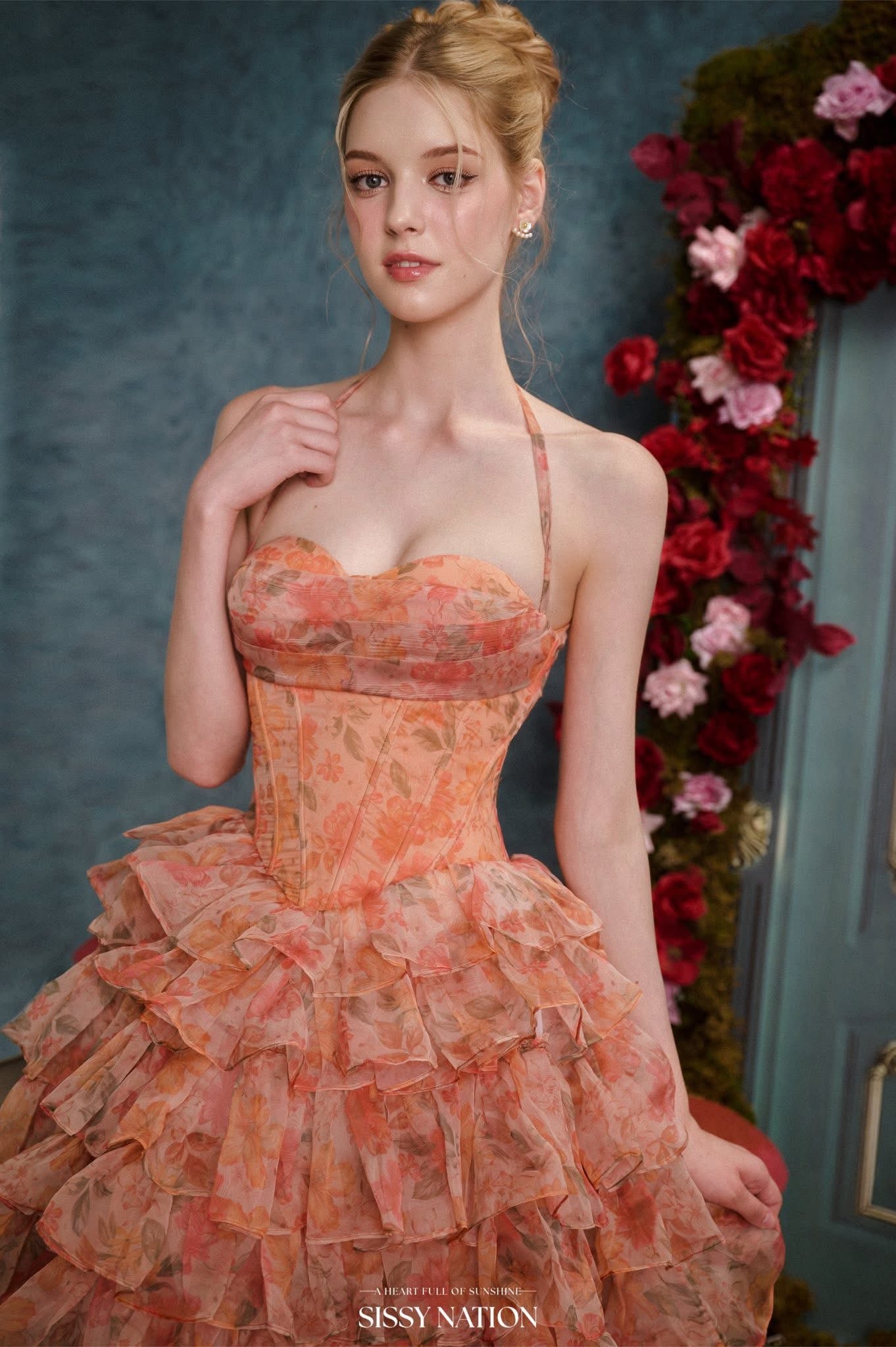 Sissy Mad At Disney Ruffle Gown Dress