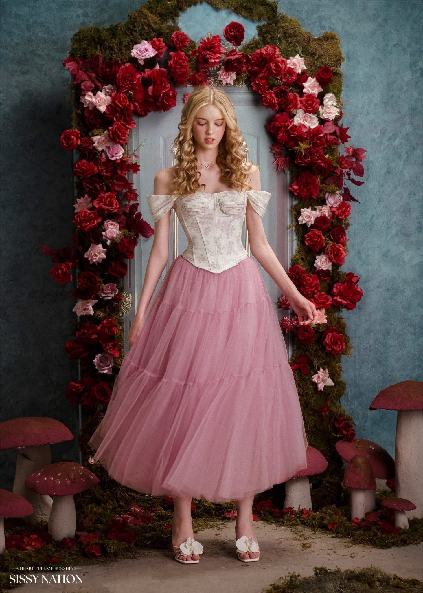 Sissy Katherine Corset Top & Tulle Skirt