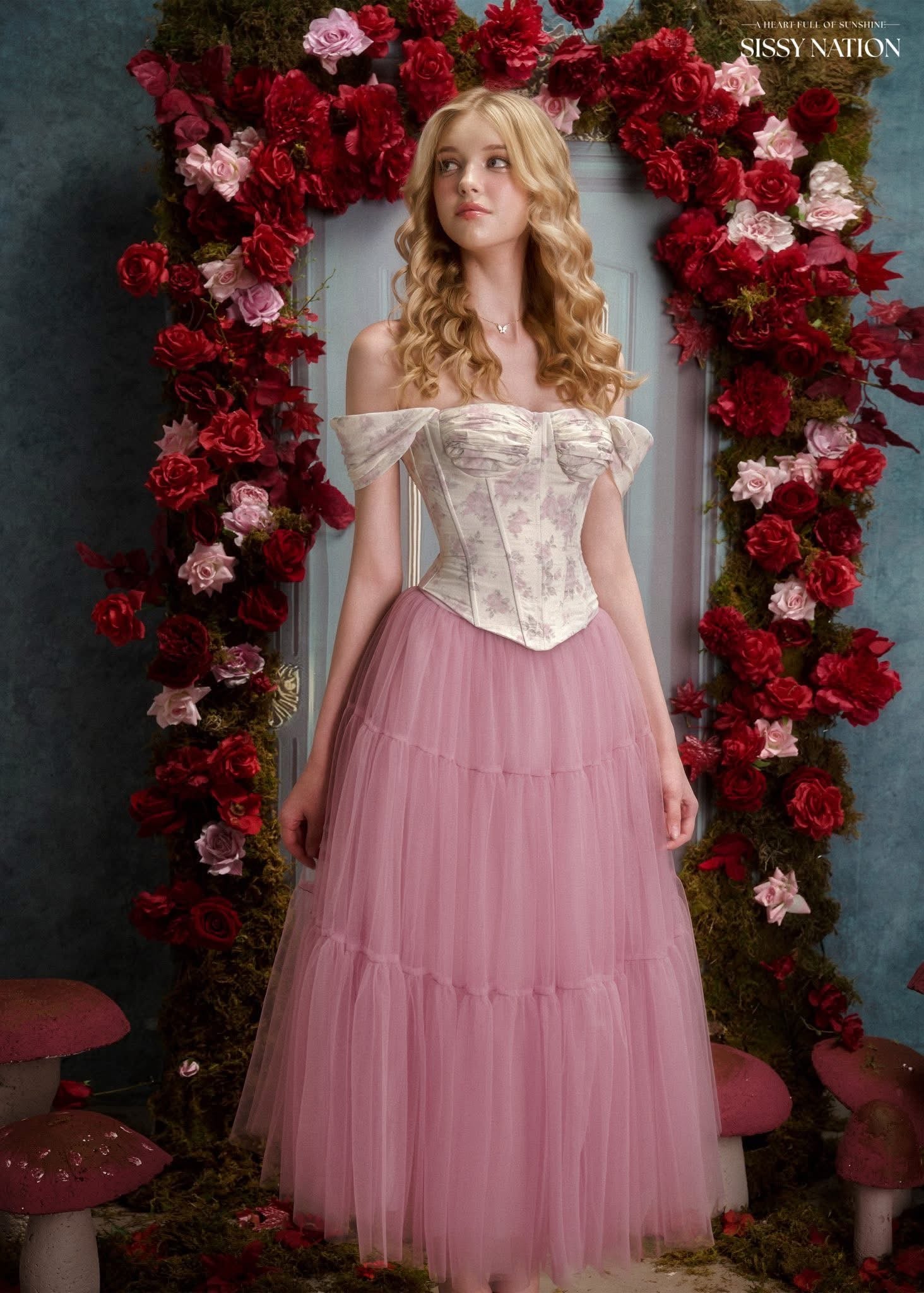 Sissy Katherine Corset Top & Tulle Skirt