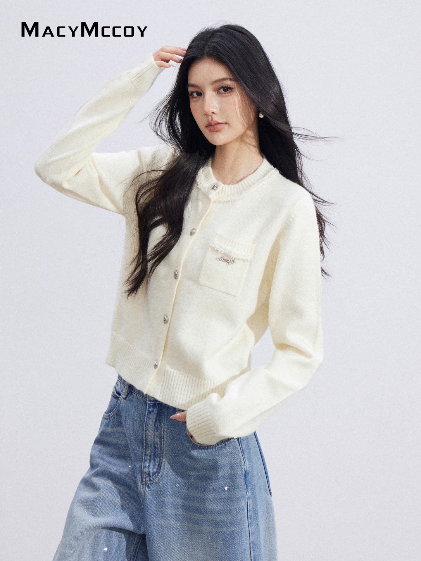 MacyMccoy MMC2026004 Bright silk sweater