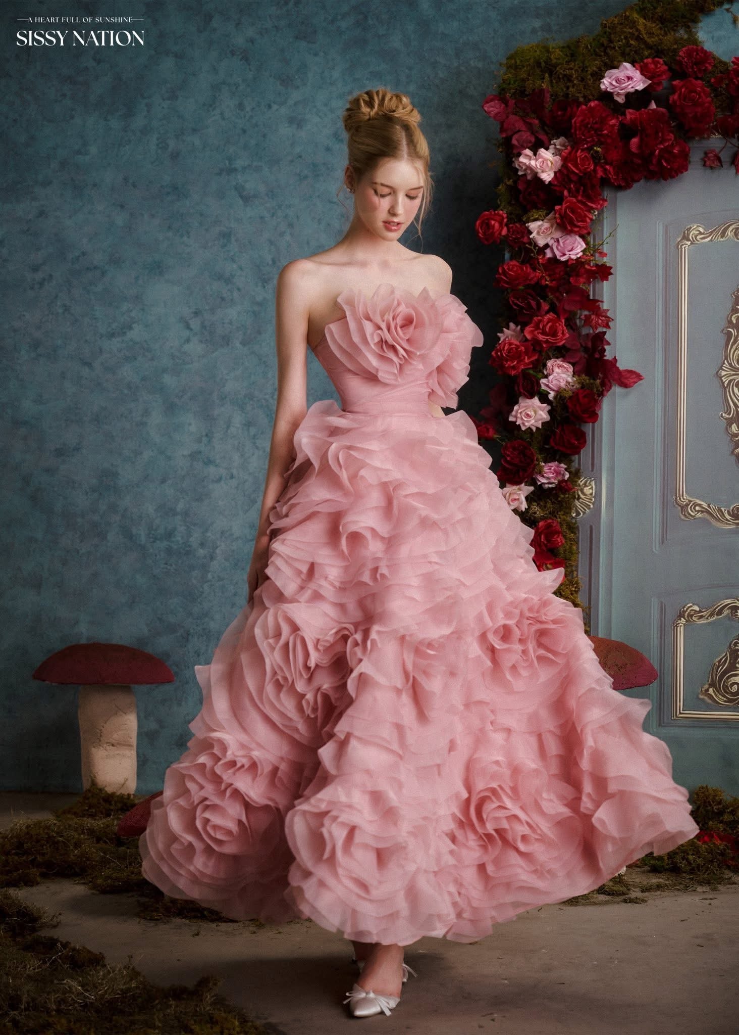 Sissy Rosie Layers Gown Dress