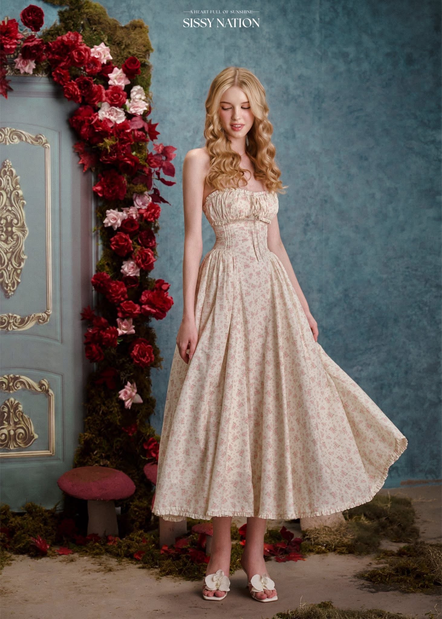 Sissy Cinnamon Girl (Dress + Corset)