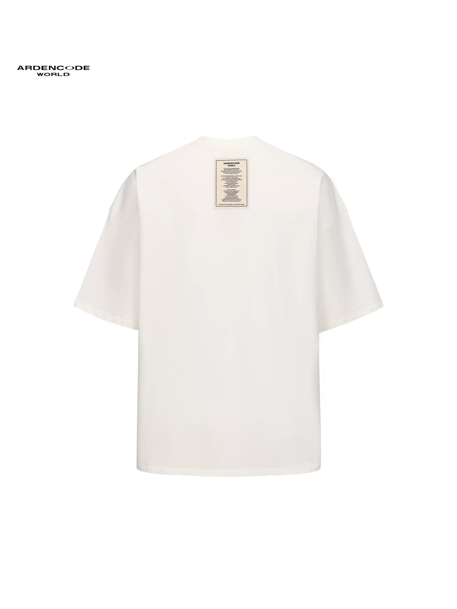 Arden Code Embroidered patches loose T-shirt