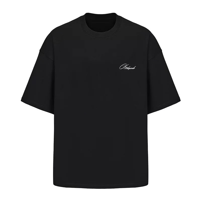 Arden Code Embroidered patches loose T-shirt