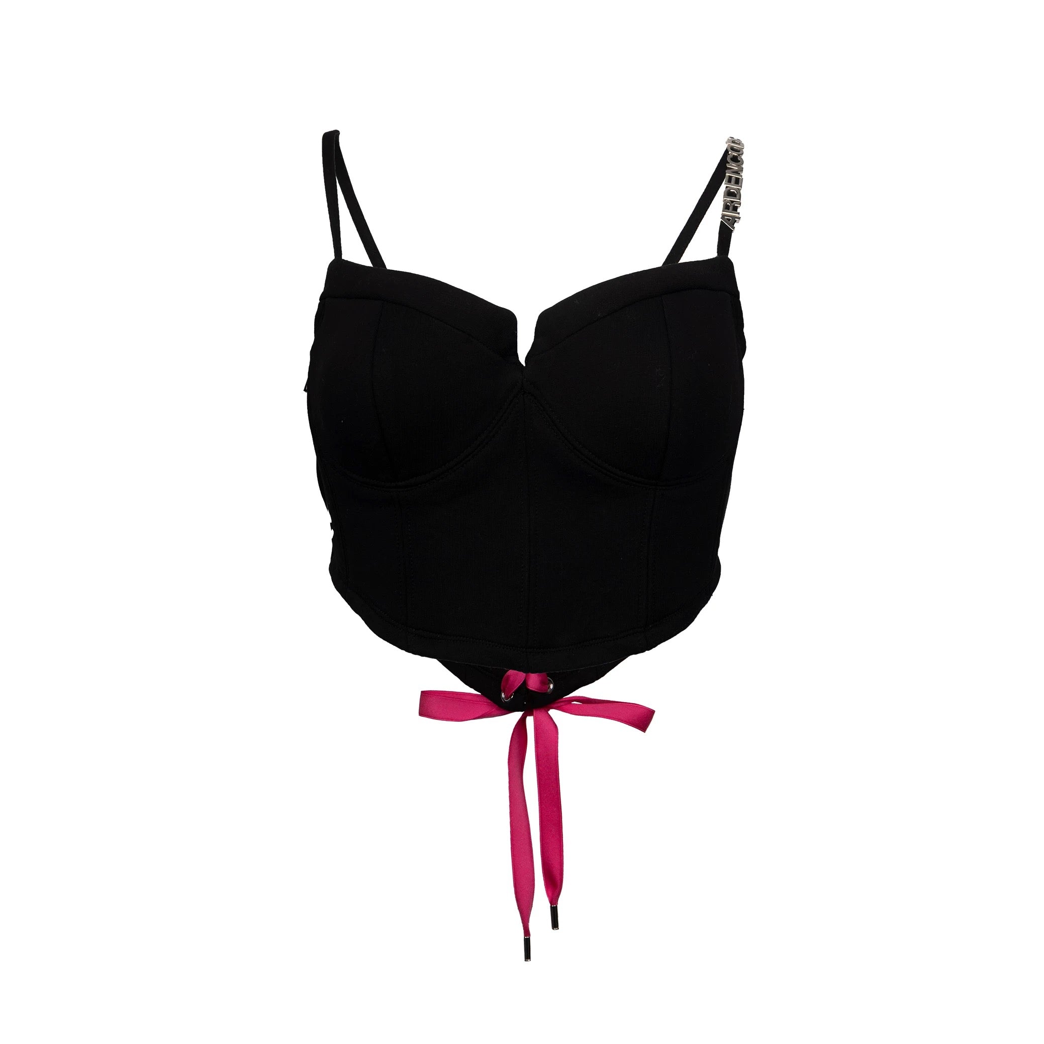 Arden Code Color blocking strap corset