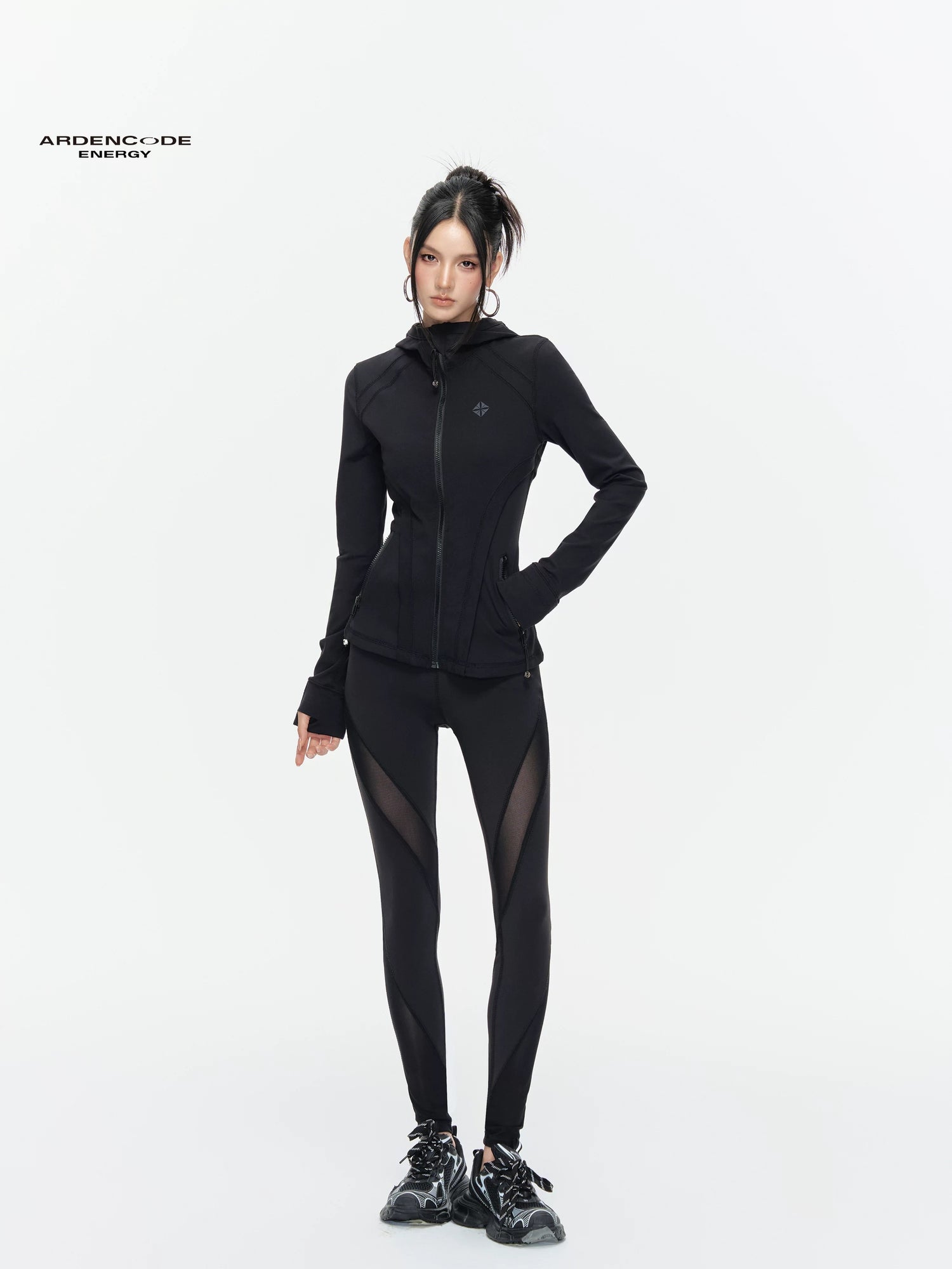 Arden Code Hooded sunscreen fitness jacket