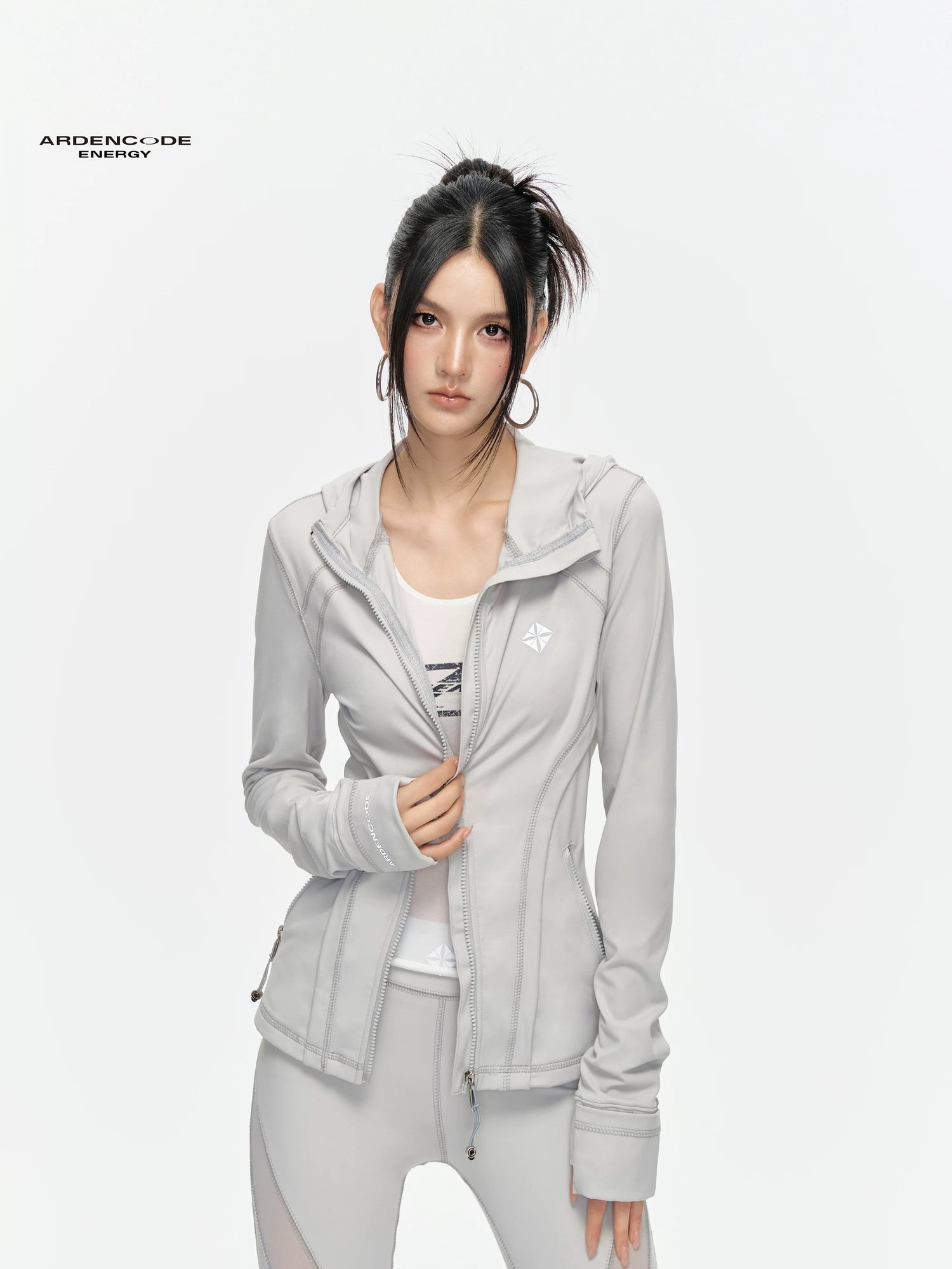 Arden Code Hooded sunscreen fitness jacket