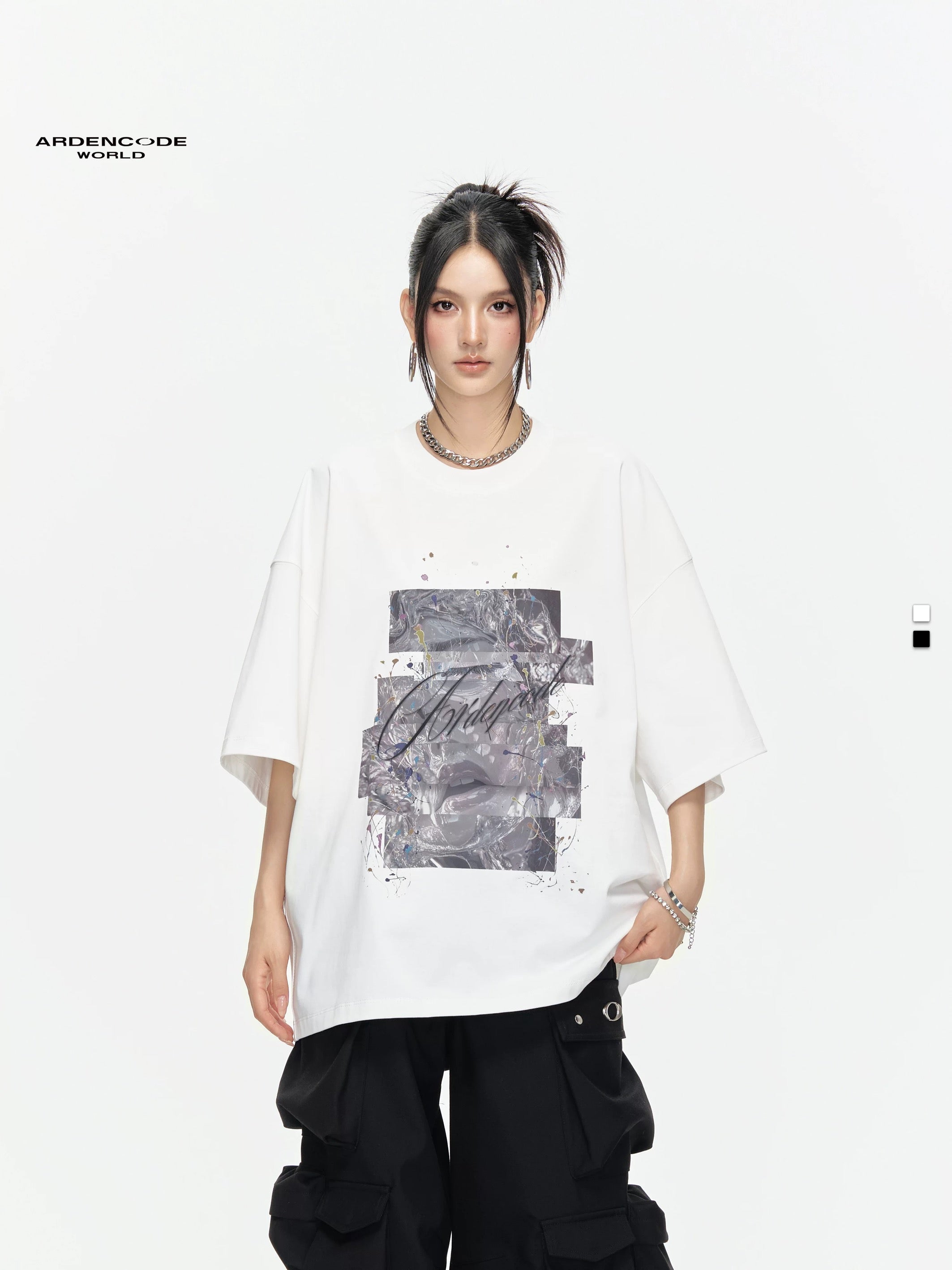 Arden Code Vintage printed cotton T-shirts