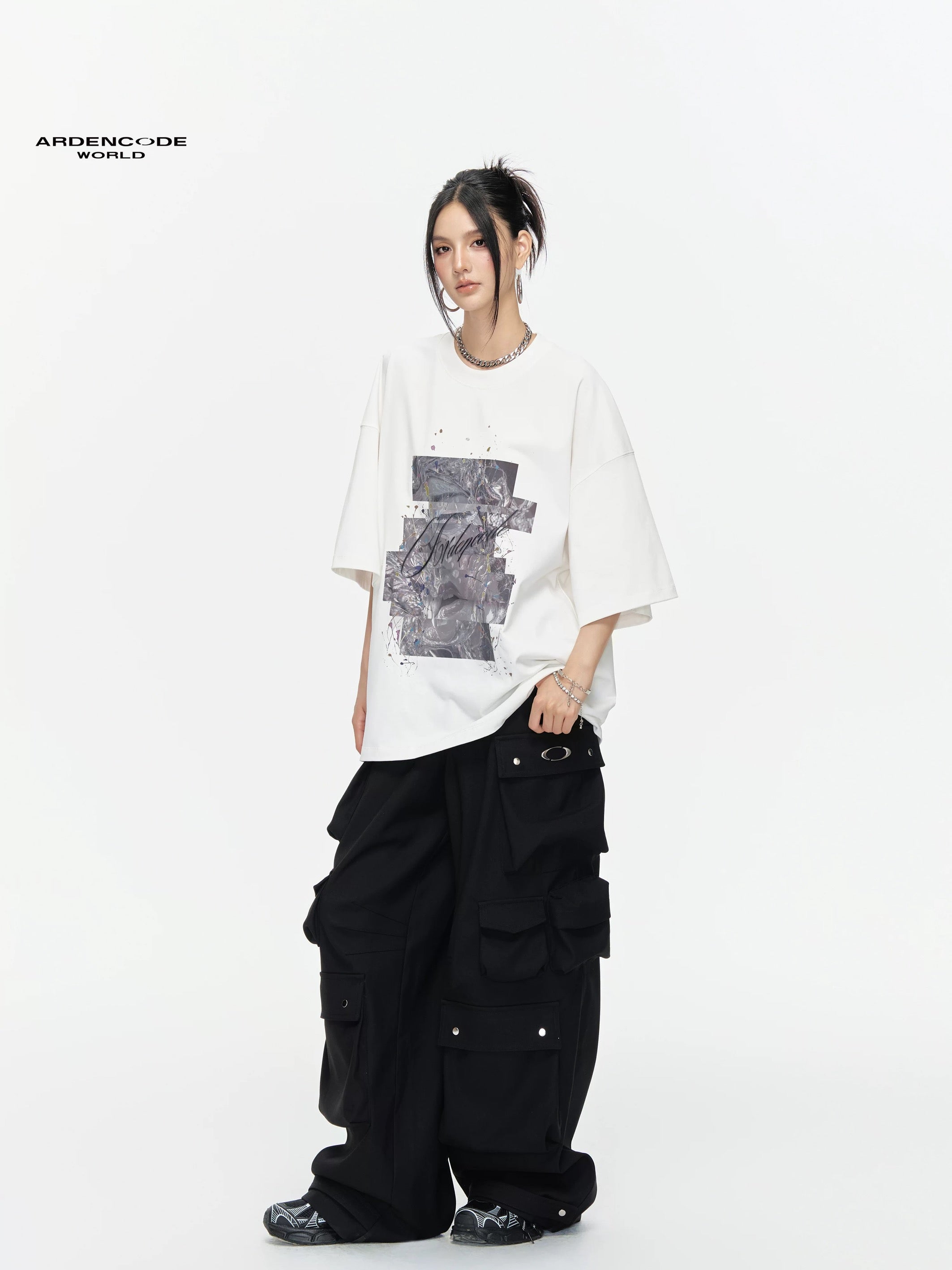 Arden Code Vintage printed cotton T-shirts