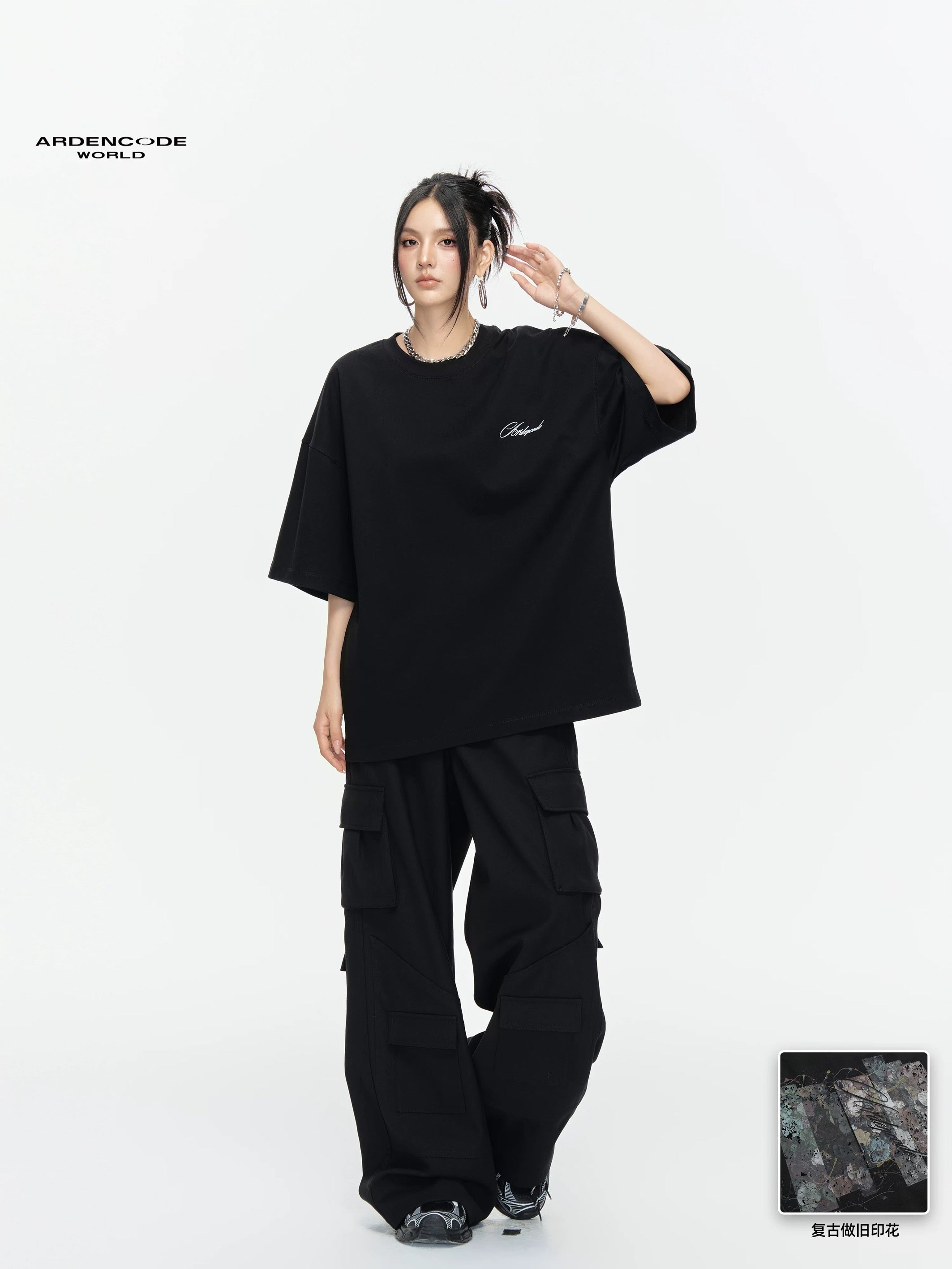 Arden Code Vintage printed cotton T-shirts