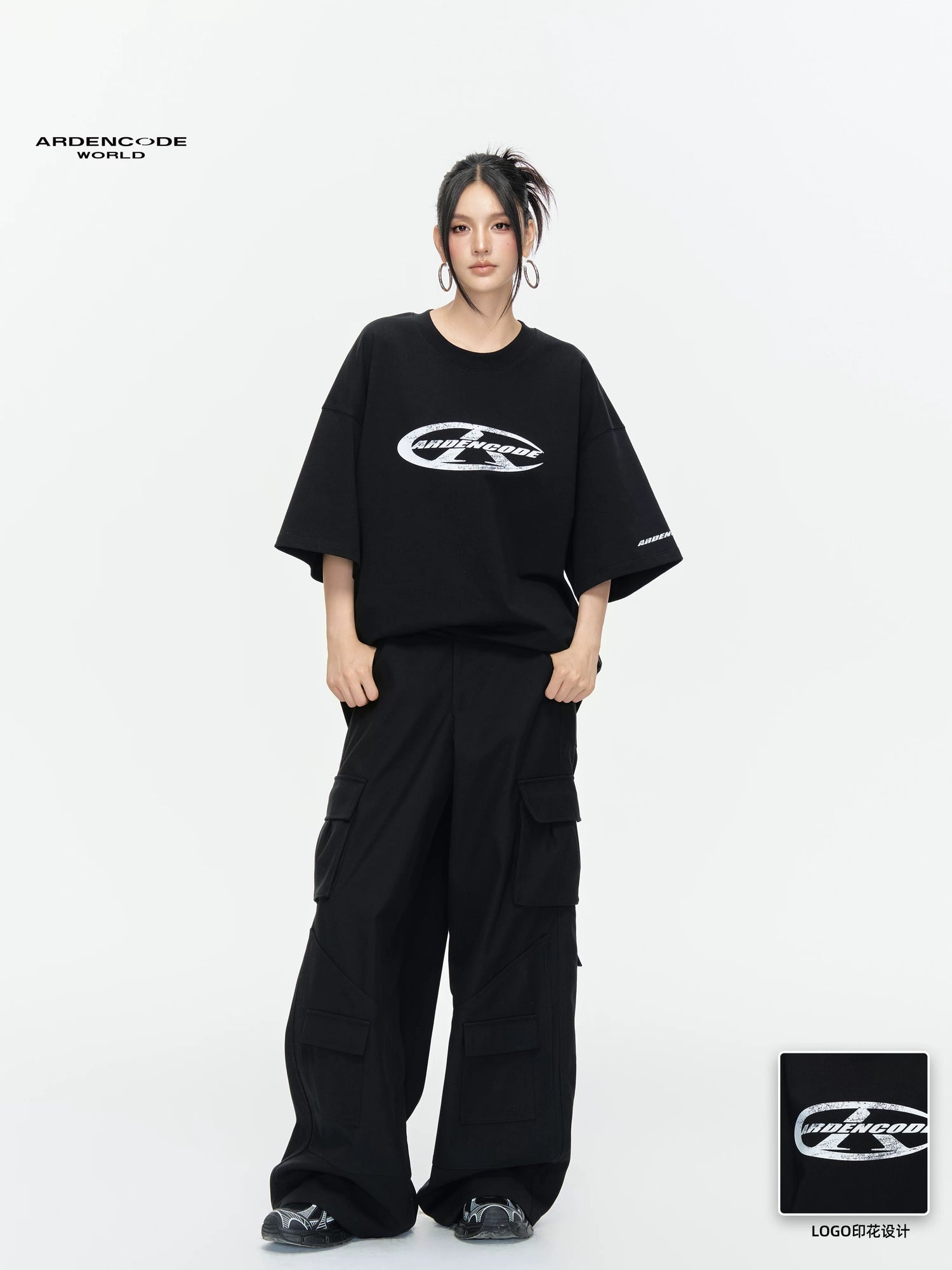 Arden Code Loose round neck T-shirt