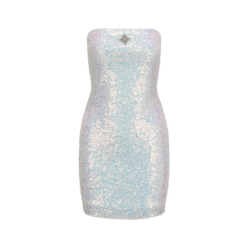 Arden Code Sequin tight mini dress