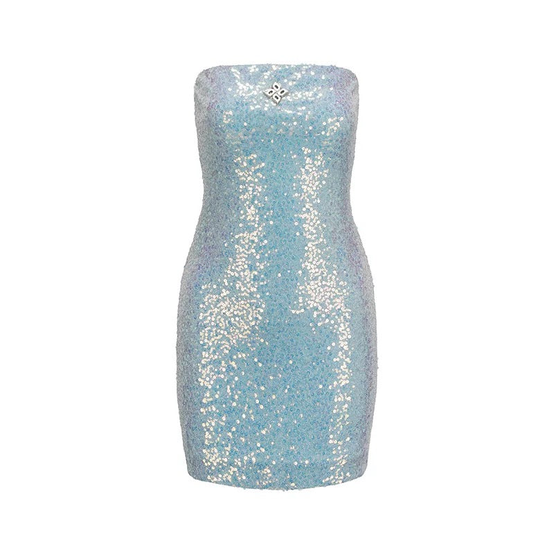 Arden Code Sequin tight mini dress