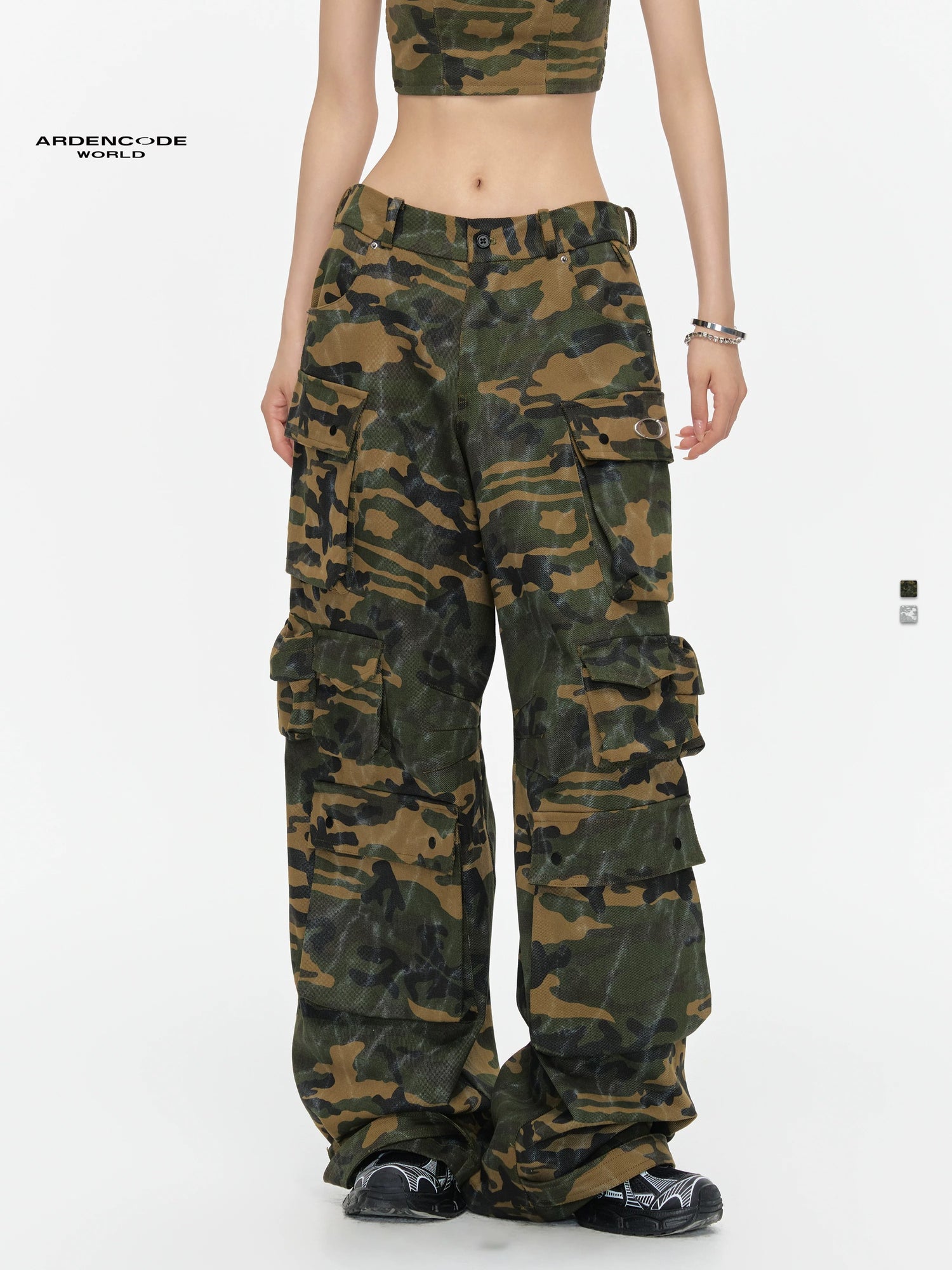 Arden Code Camouflage cargo pants