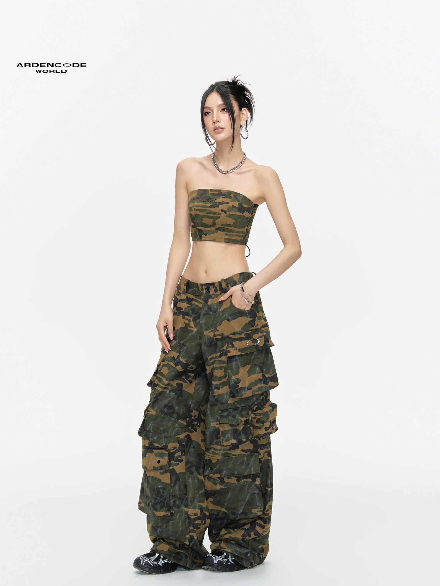 Arden Code Camouflage cargo pants