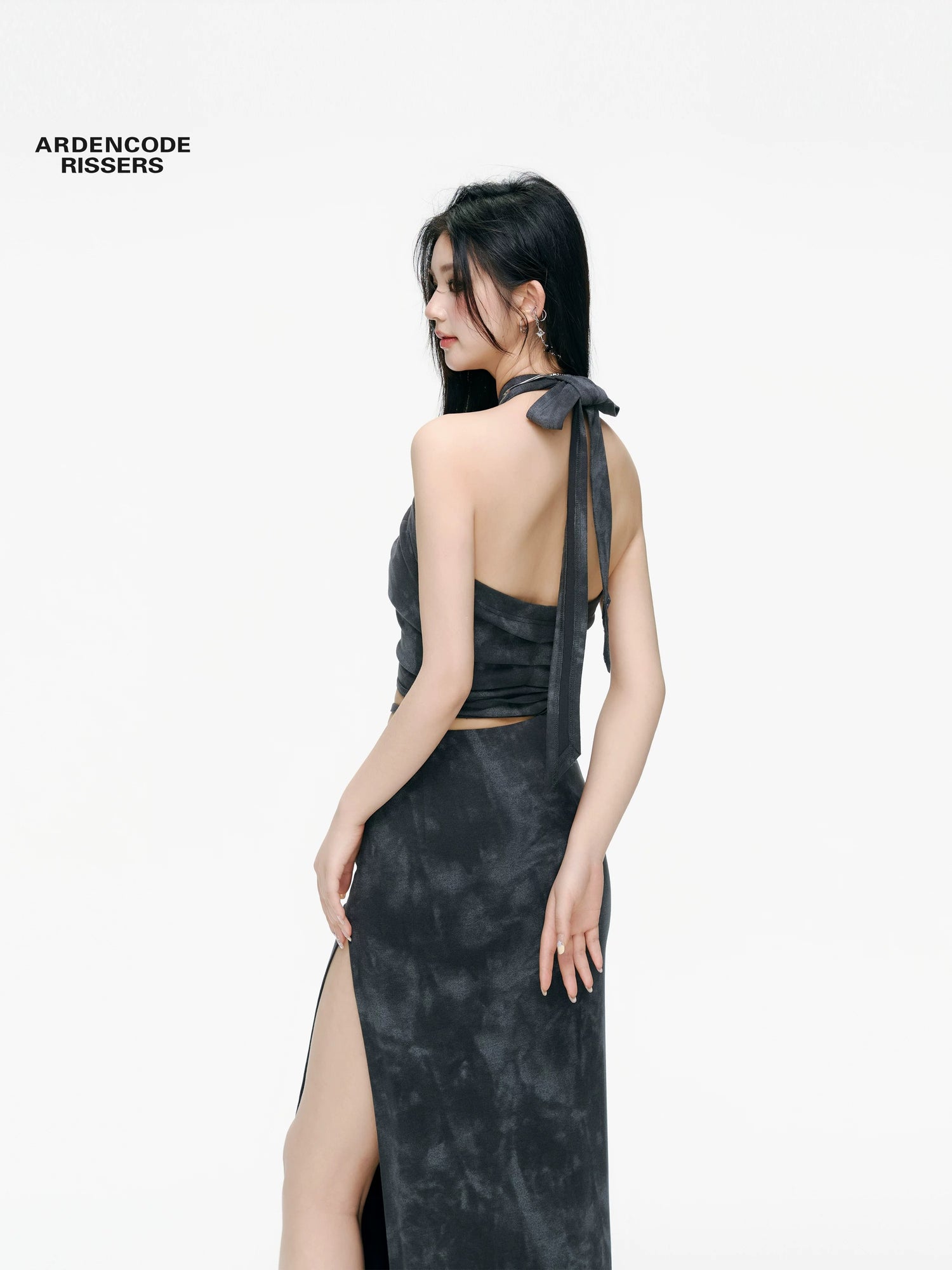 Arden Code Retro halter neck top + skirt