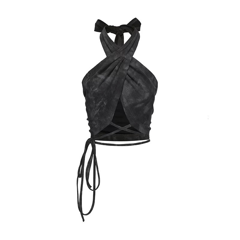 Arden Code Retro halter neck top + skirt