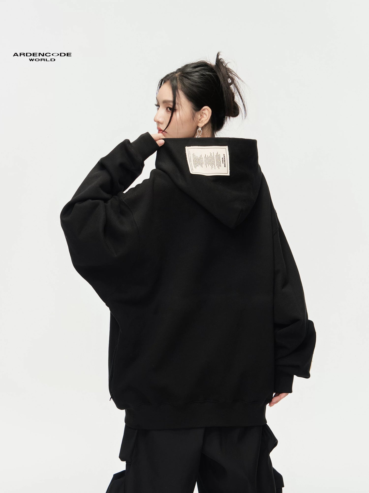 Arden Code Heavy duty pure cotton hoodie jacket