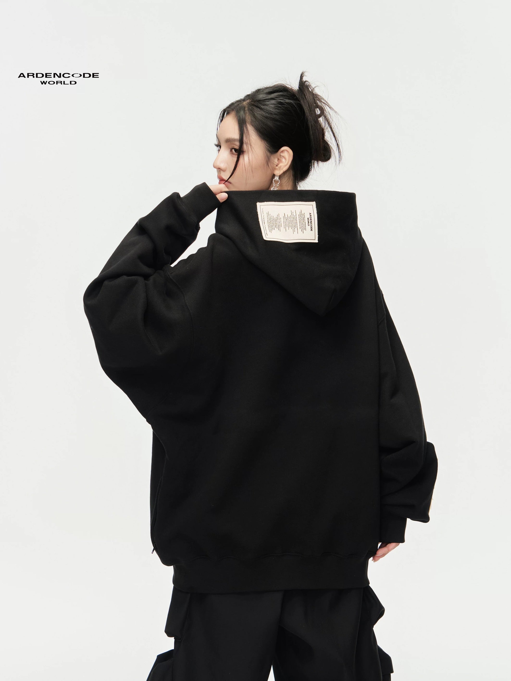 Arden Code Heavy duty pure cotton hoodie jacket