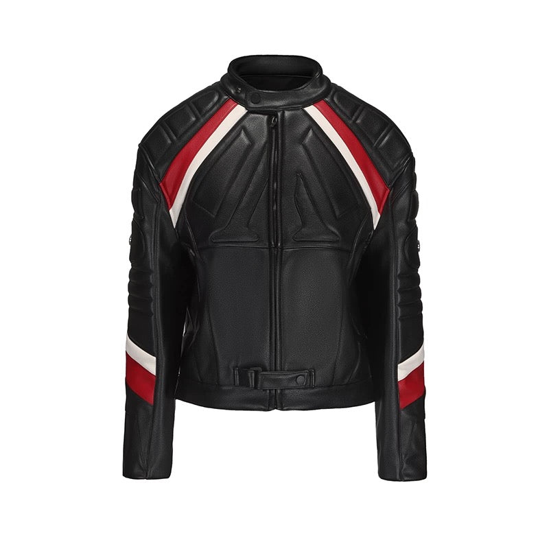 Arden Code Contrasting motorcycle jacket