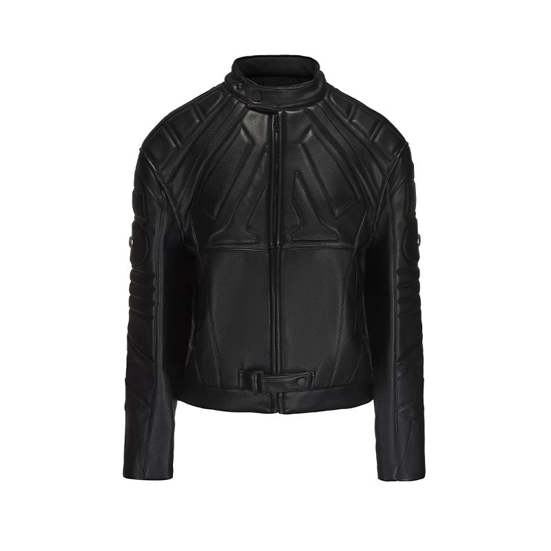 Arden Code Contrasting motorcycle jacket