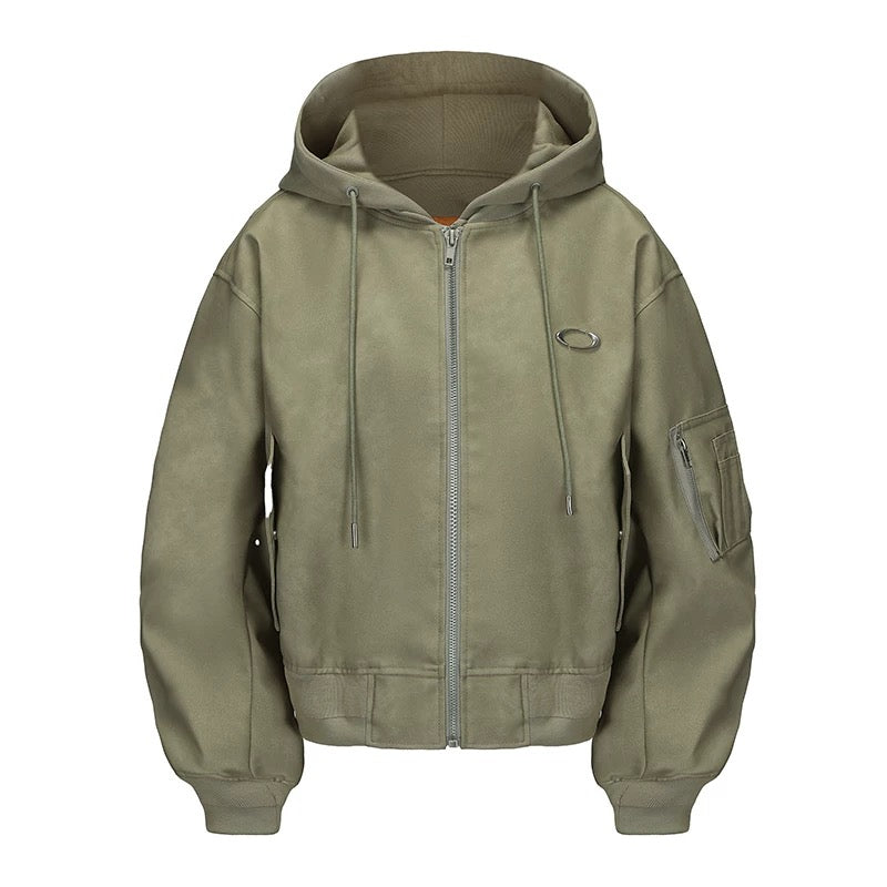 Arden Code Baseball leather jacket