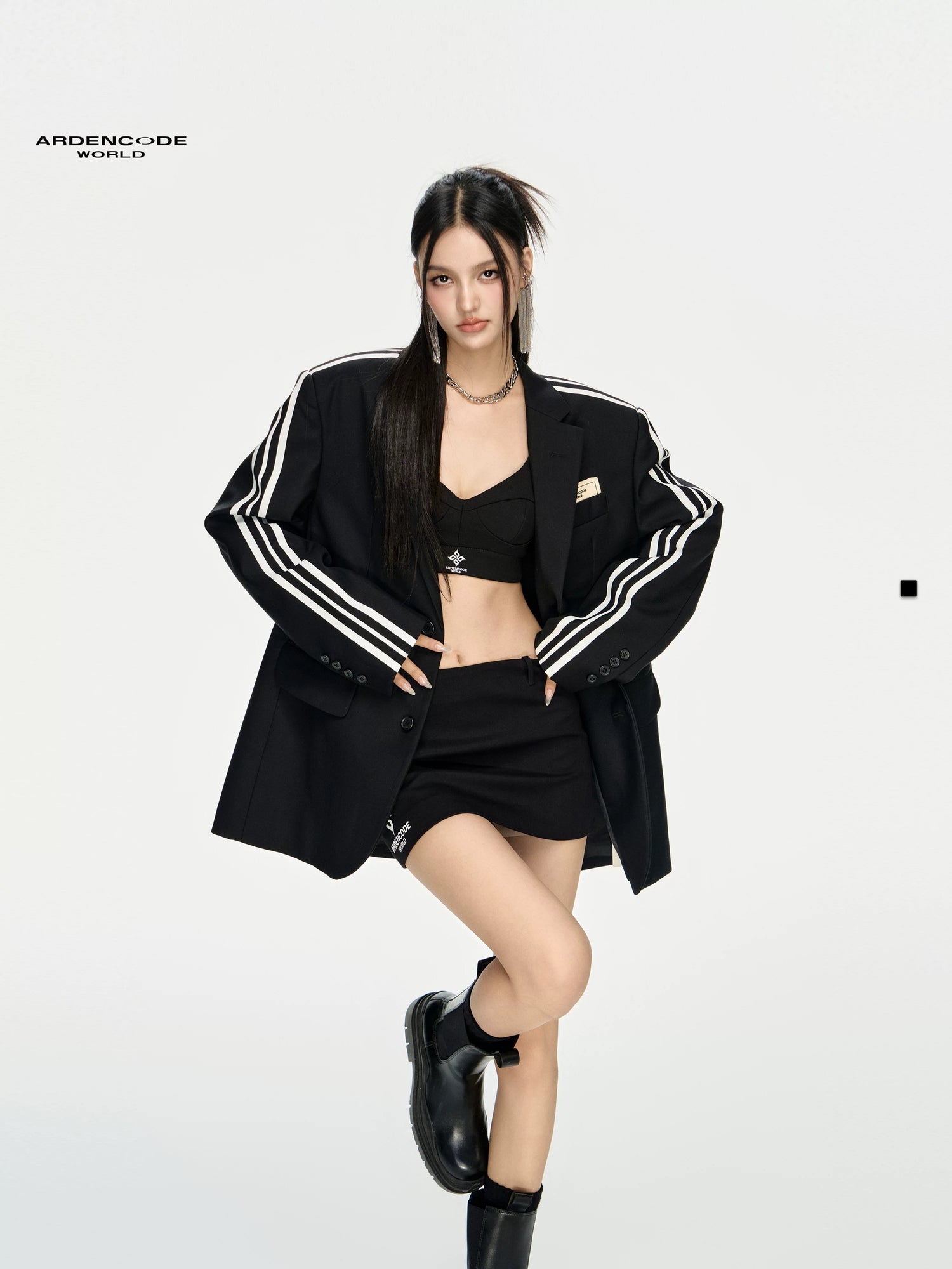 Arden Code Loose blend suit jacket