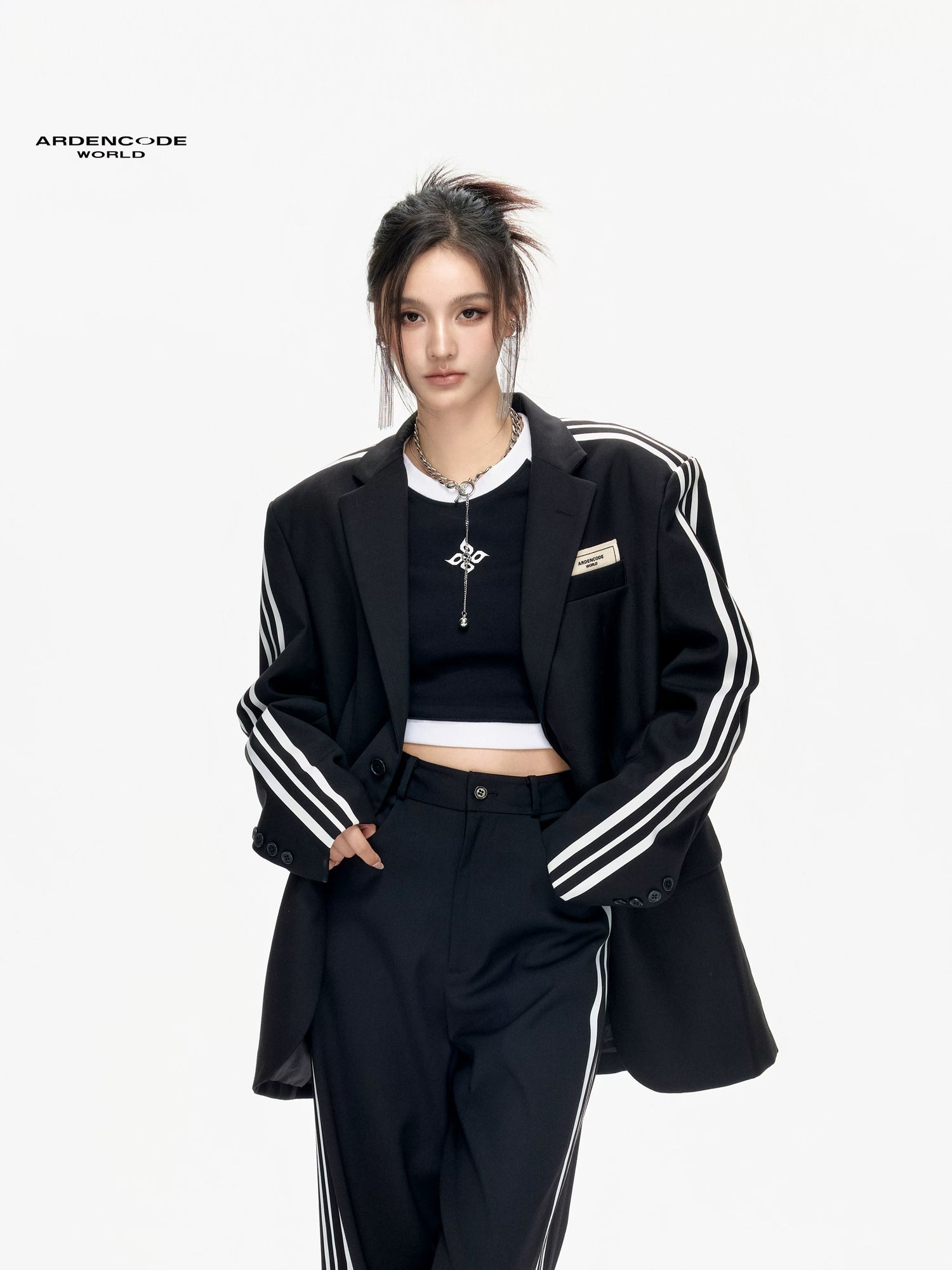 Arden Code Loose blend suit jacket