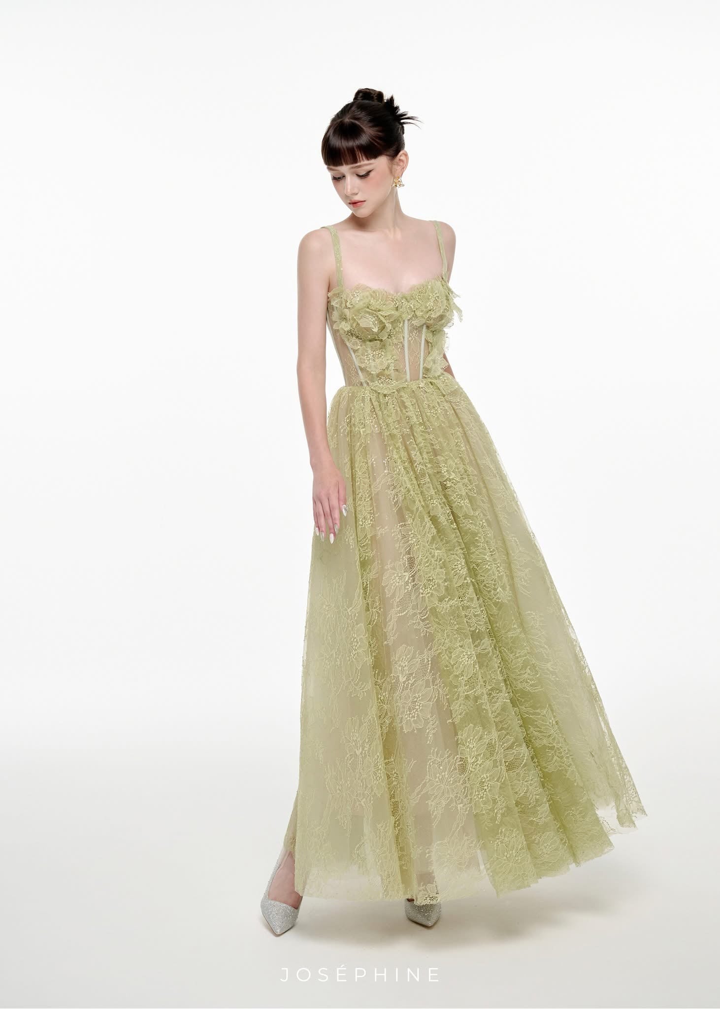 Josephine Calla Dress (Green)