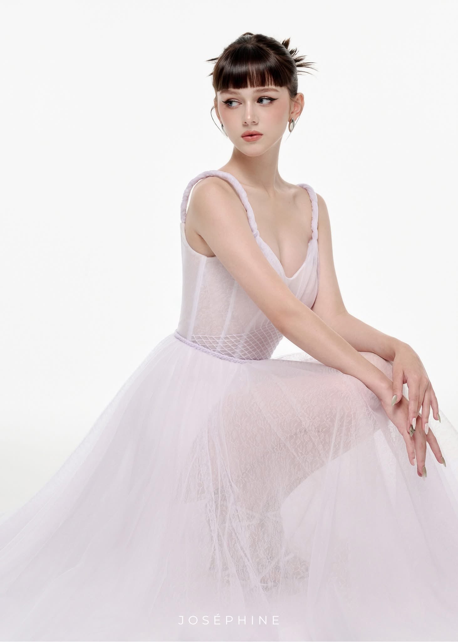Josephine Velia Dress (Pink)