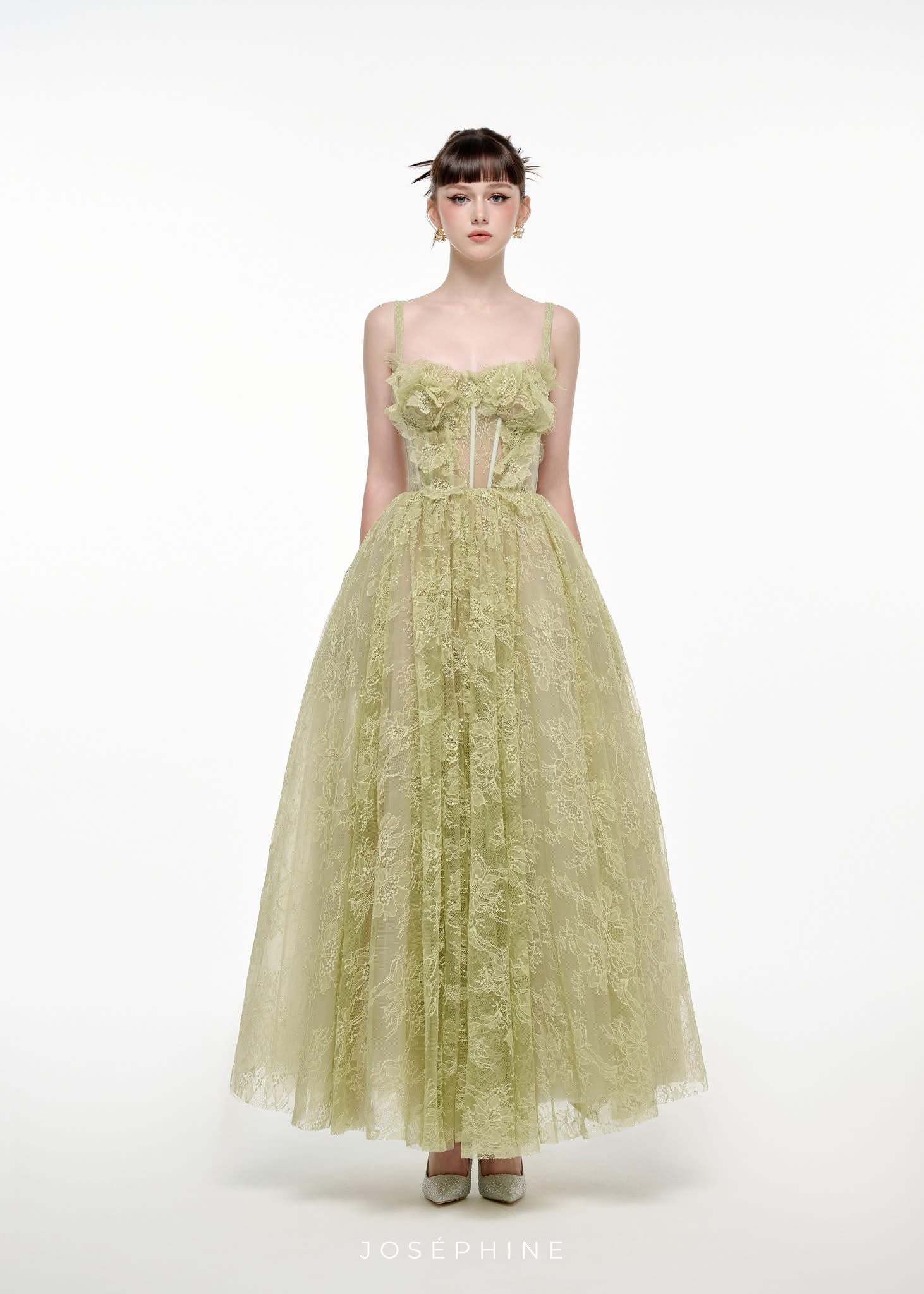 Josephine Calla Dress (Green)