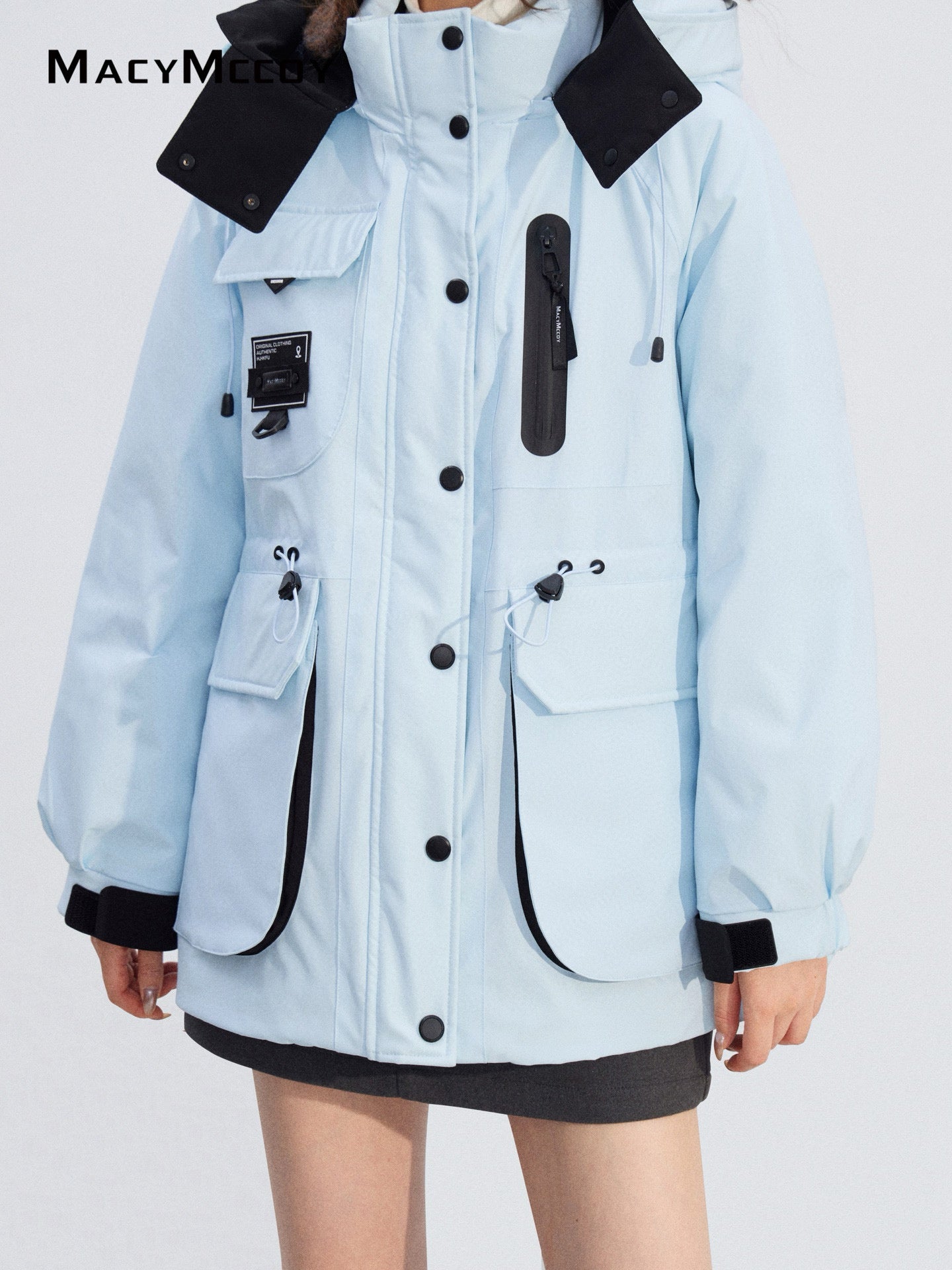 MacyMccoy MMC2025197 Color-blocking Parka Down Jacket