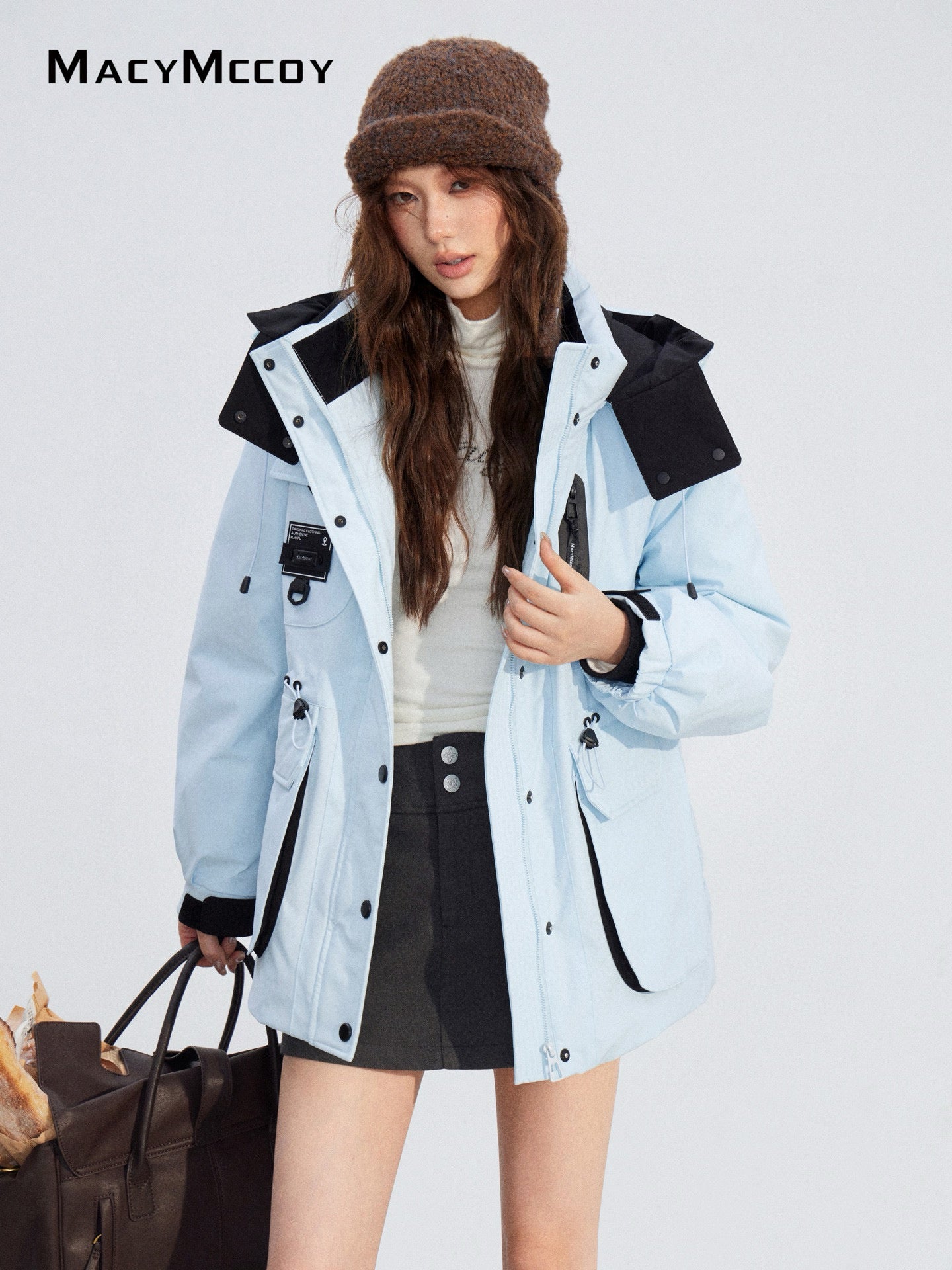 MacyMccoy MMC2025197 Color-blocking Parka Down Jacket