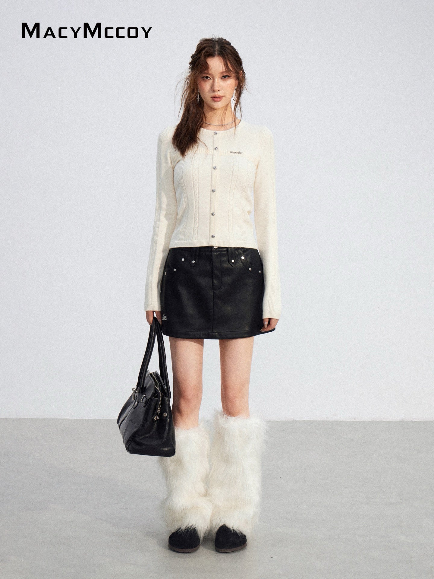 MacyMccoy MMC2025216 Twisted Knitted Top