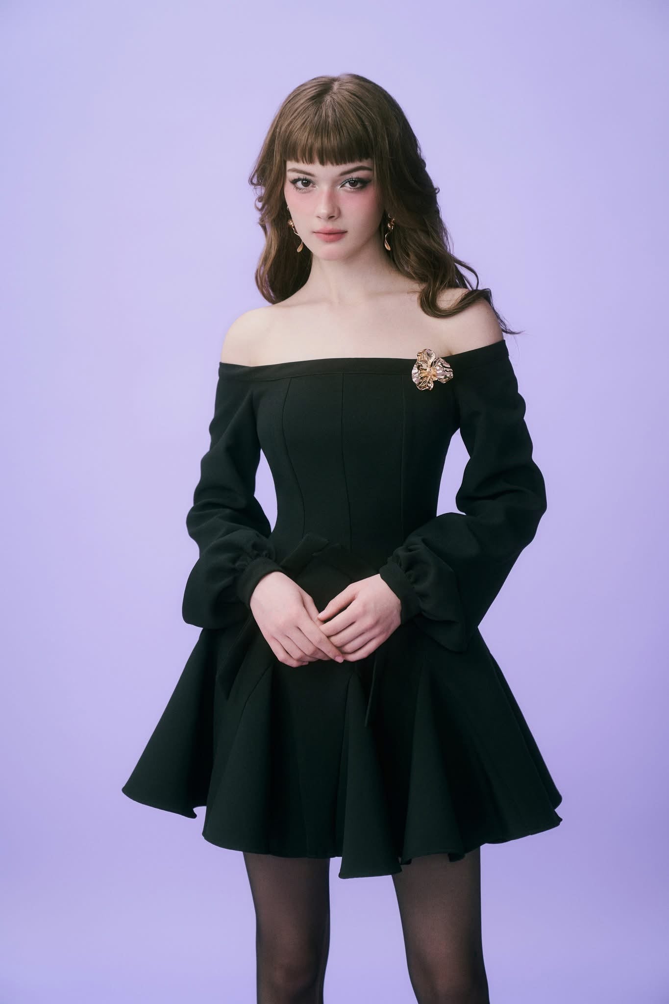 Deliciae TIFFANY DRESS (BLACK)