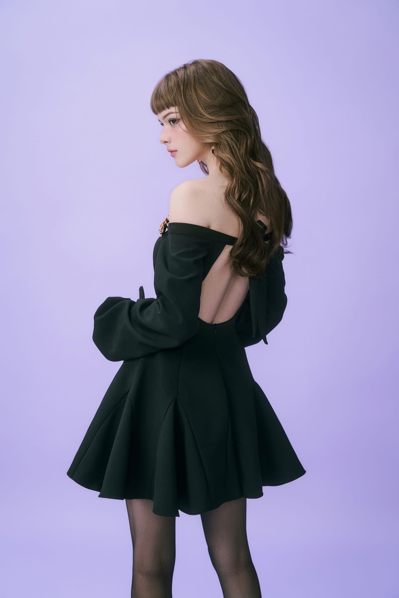 Deliciae TIFFANY DRESS (BLACK)