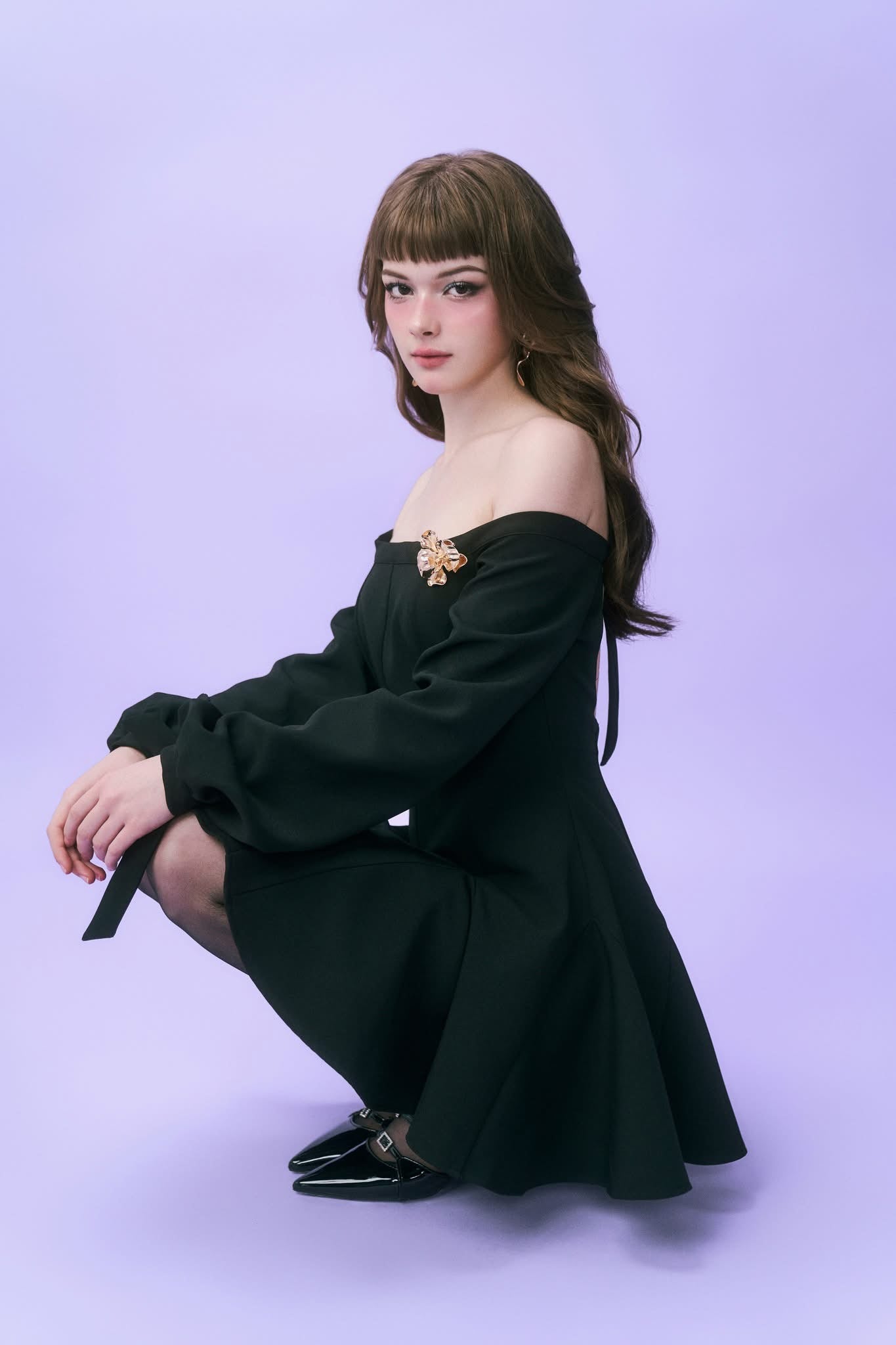 Deliciae TIFFANY DRESS (BLACK)